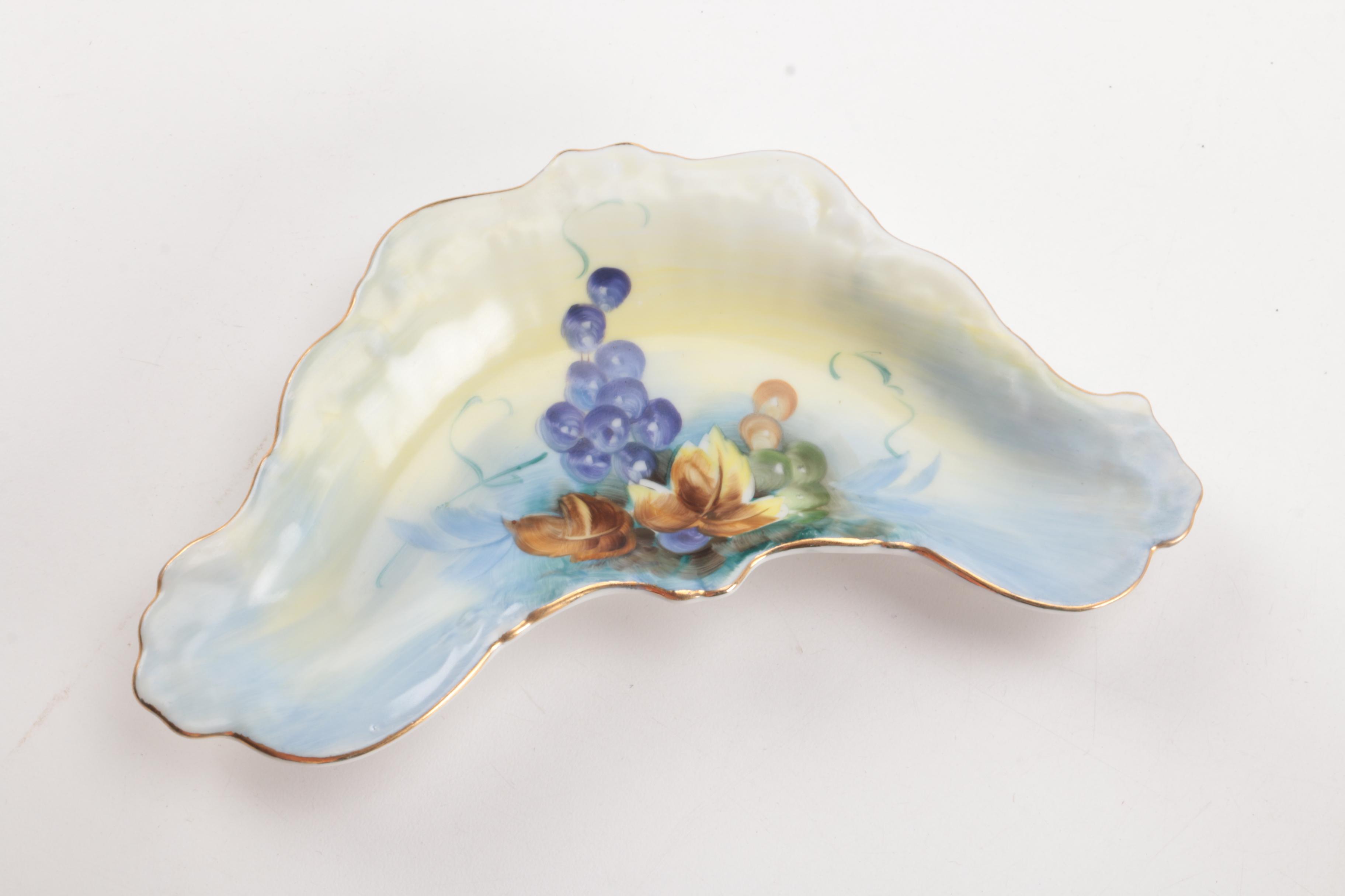 Circa 1950s Lefton China "Festival" Bone Dishes