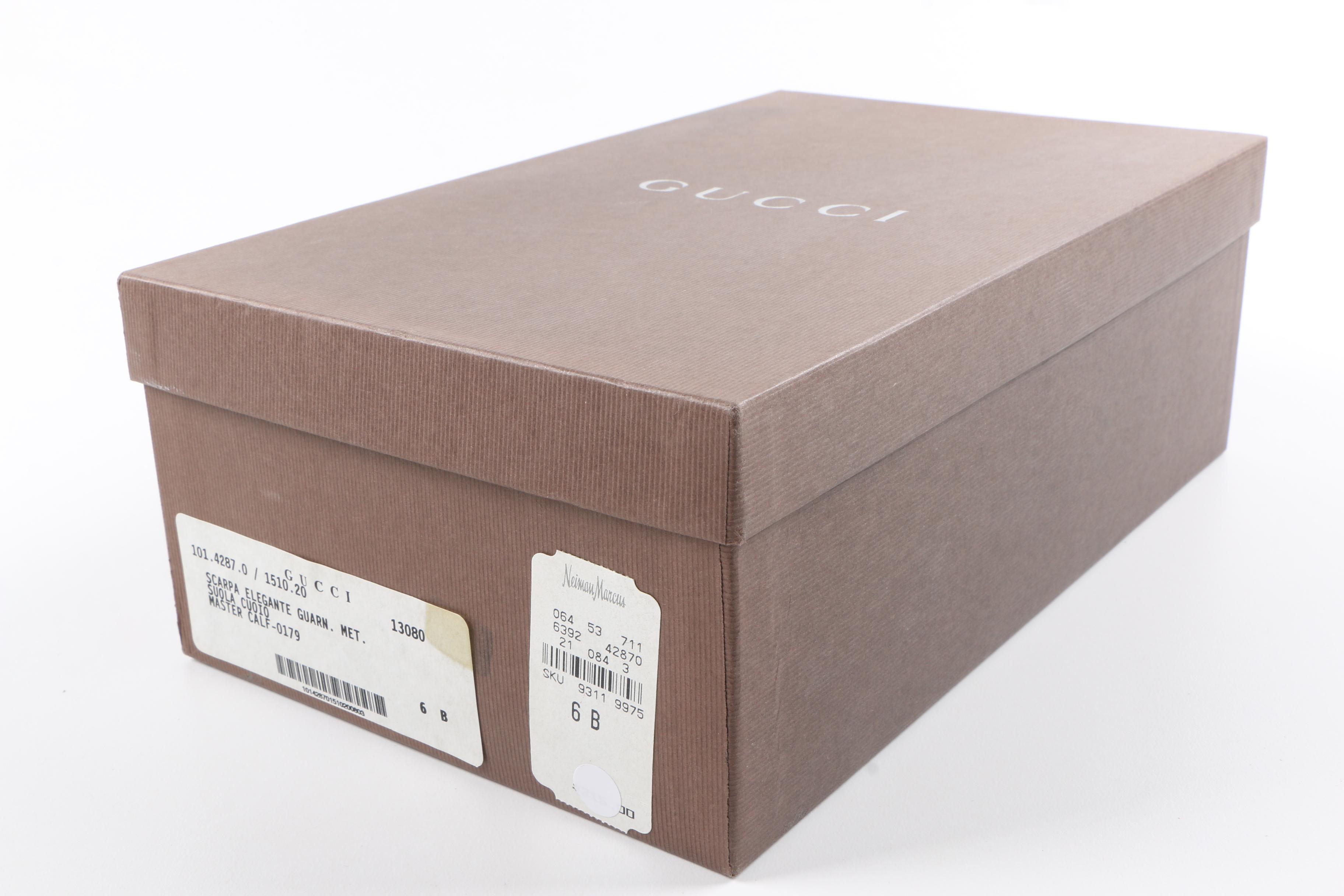 Gucci Brown Leather Pumps