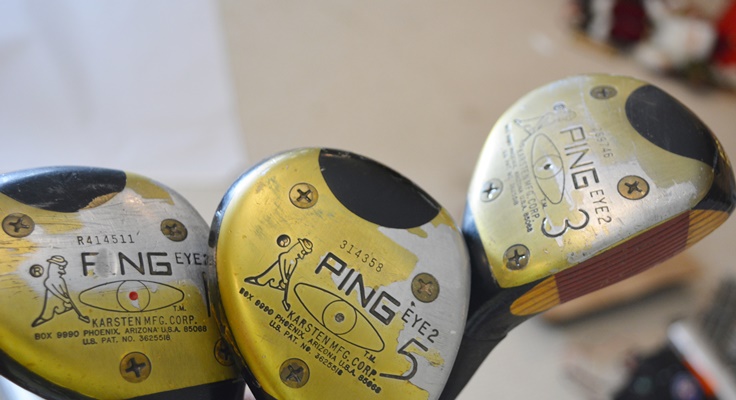 Yonex, Maruman, and Ping Golf Clubs