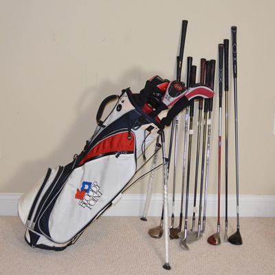 Bloody Point Golf Bag and Clubs