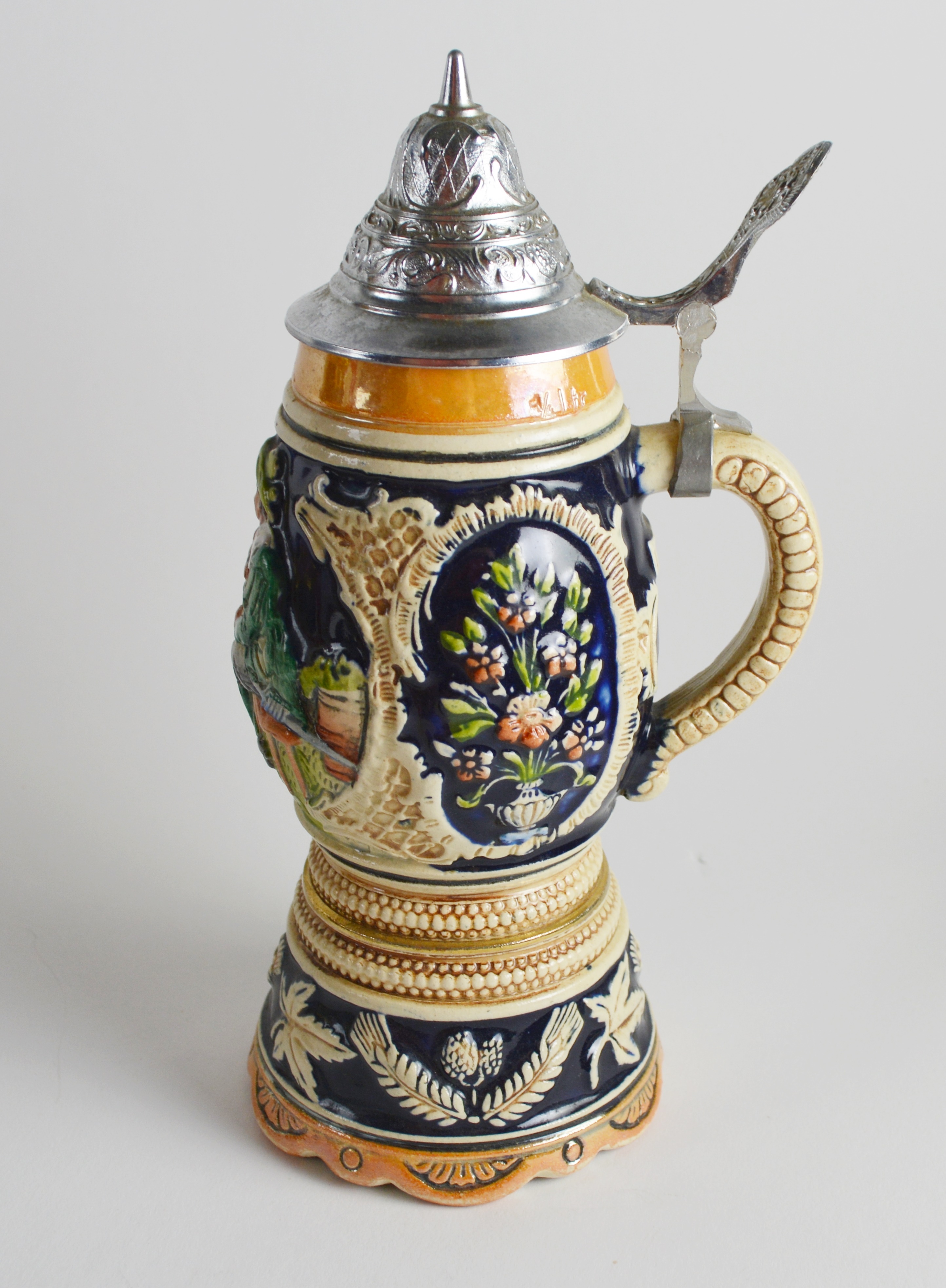 Large Decanter Collection Including a John Paul Jones US Navy & Marine Corp Ships Decanter