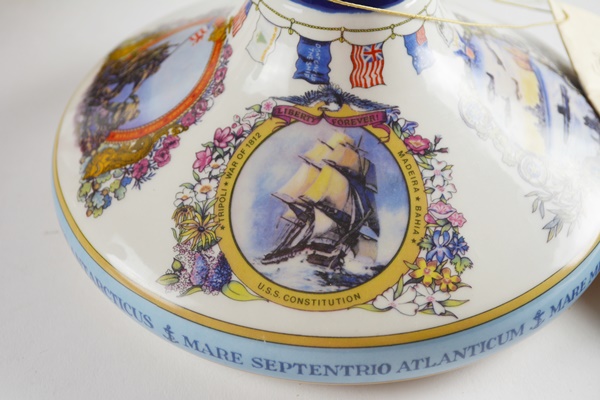 Large Decanter Collection Including a John Paul Jones US Navy & Marine Corp Ships Decanter