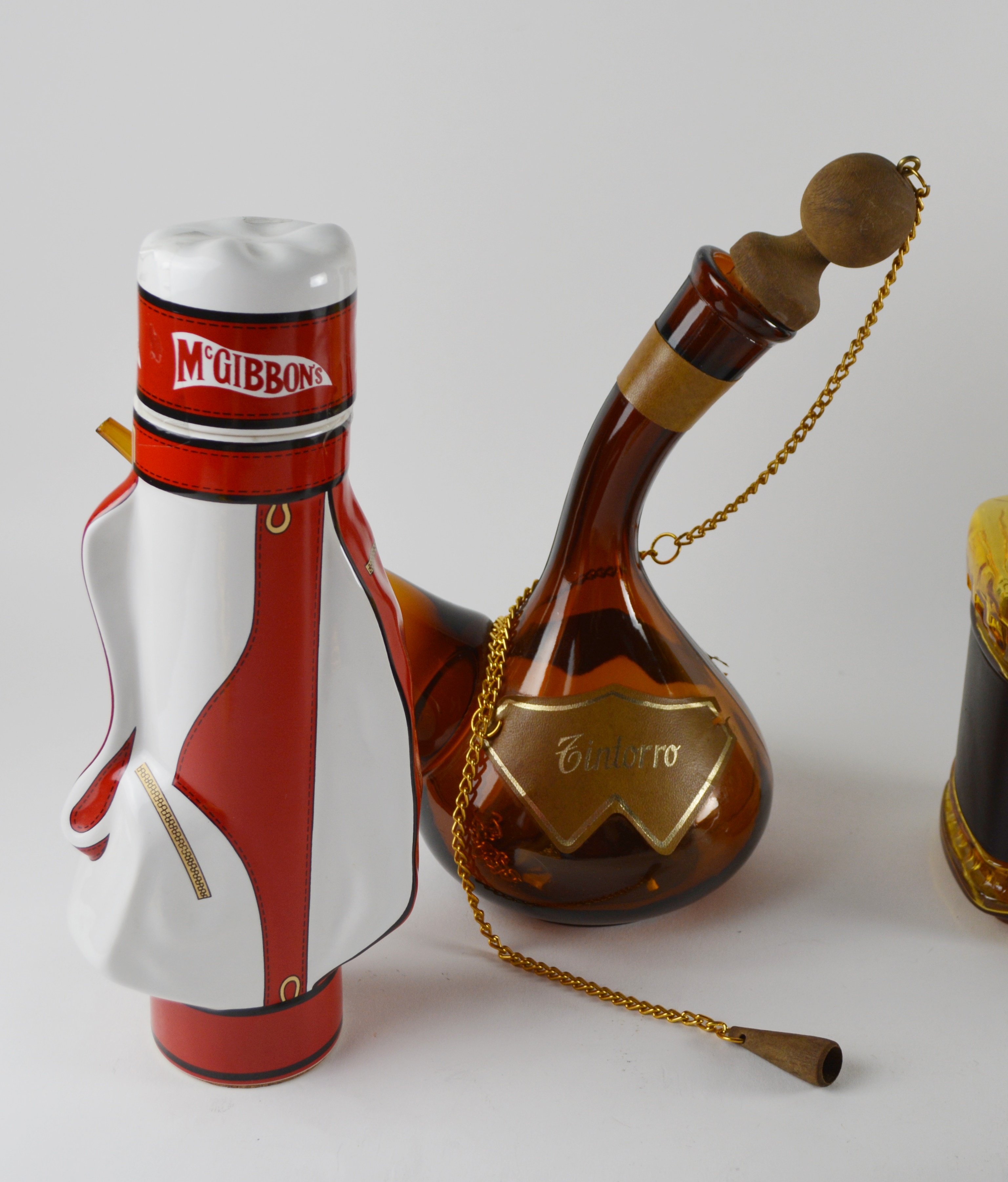 Large Decanter Collection Including a John Paul Jones US Navy & Marine Corp Ships Decanter