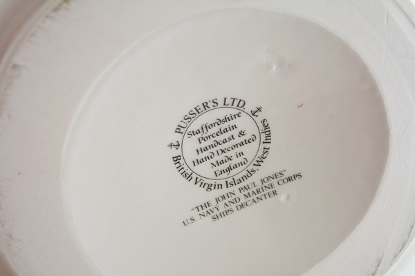 Large Decanter Collection Including a John Paul Jones US Navy & Marine Corp Ships Decanter