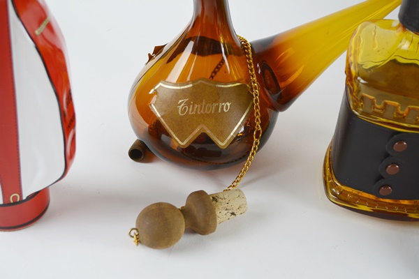 Large Decanter Collection Including a John Paul Jones US Navy & Marine Corp Ships Decanter