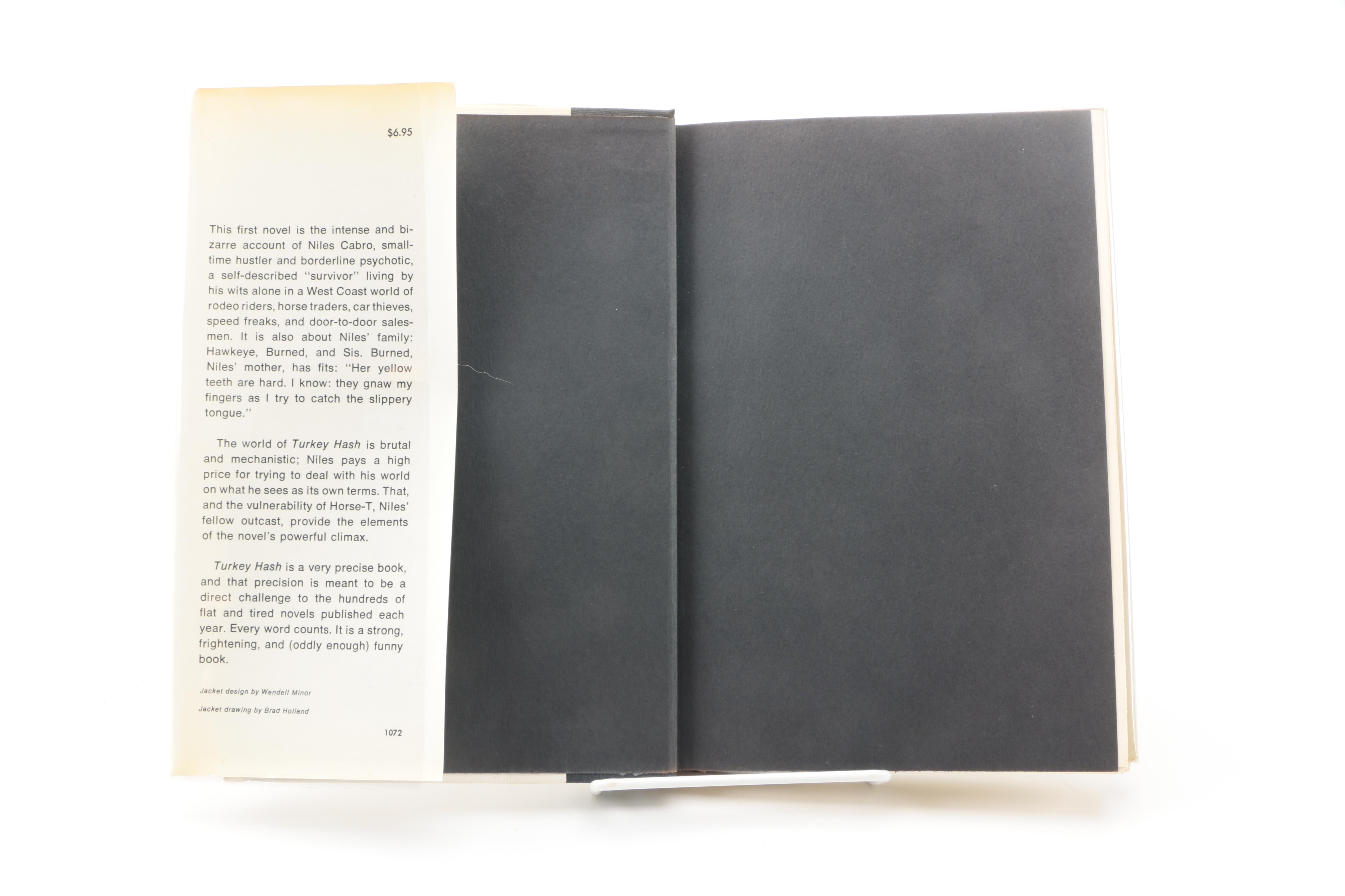 1972 Signed First Edition "Turkey Hash" by Craig Nova