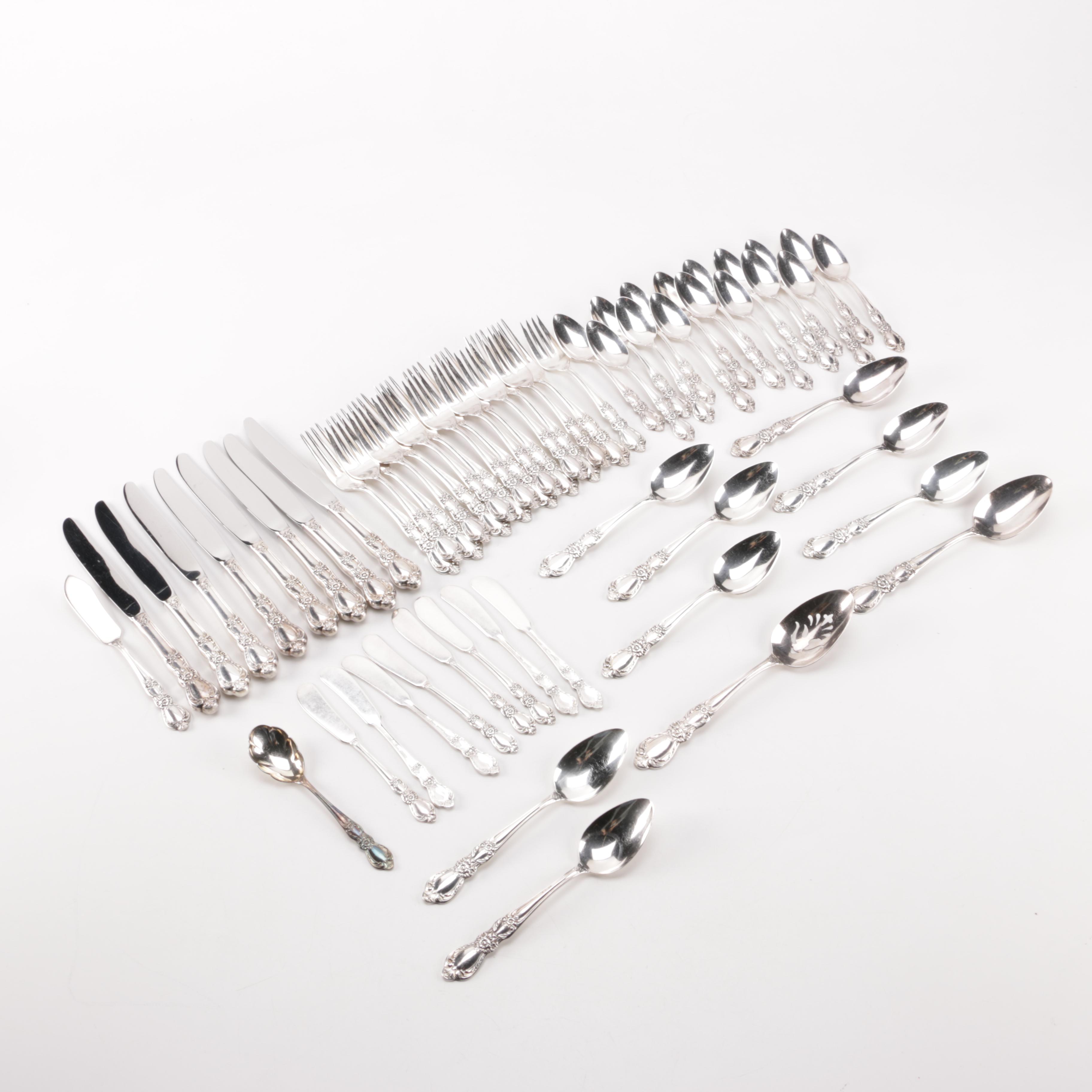Rogers Bros. "Heritage" Silver Plate Flatware Set