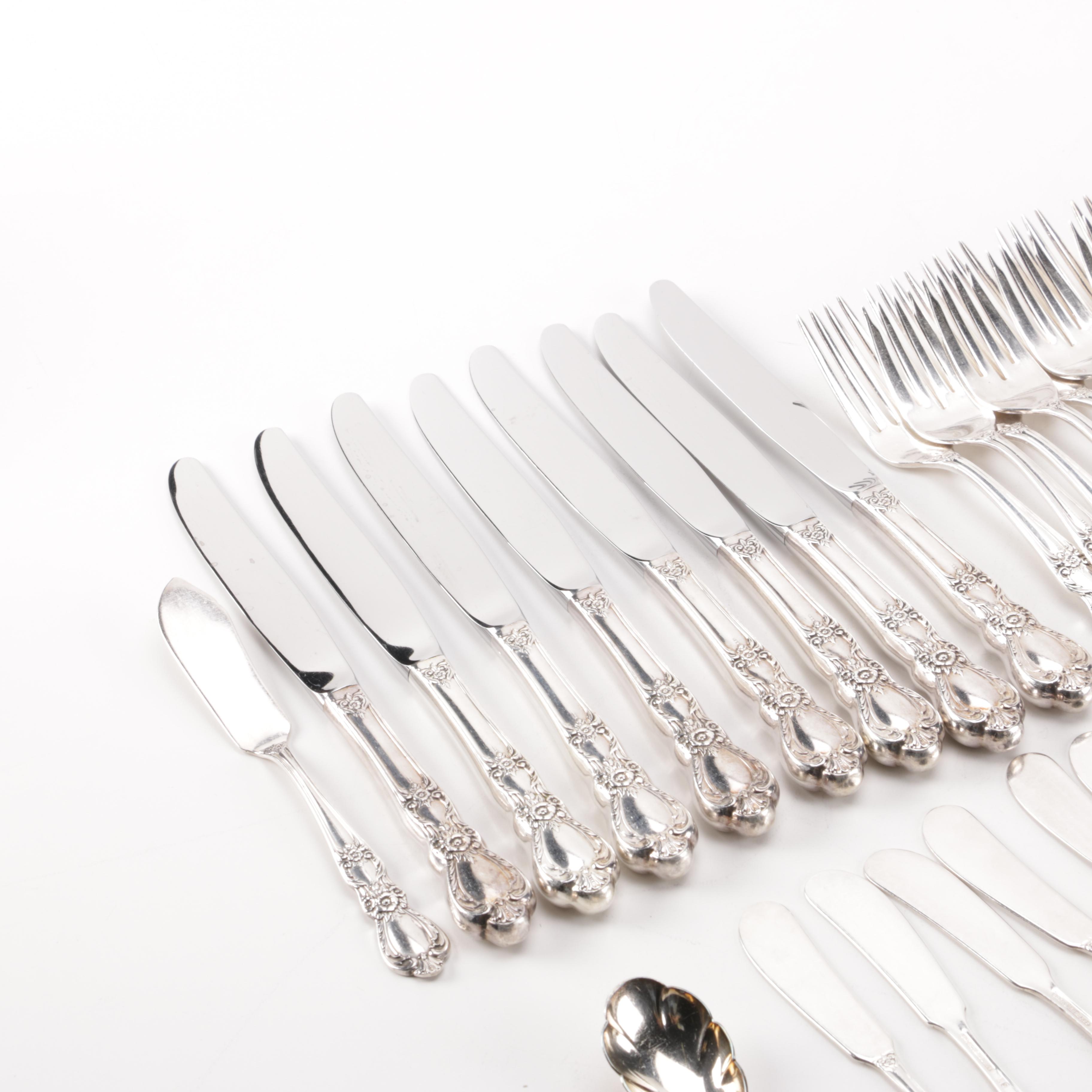 Rogers Bros. "Heritage" Silver Plate Flatware Set