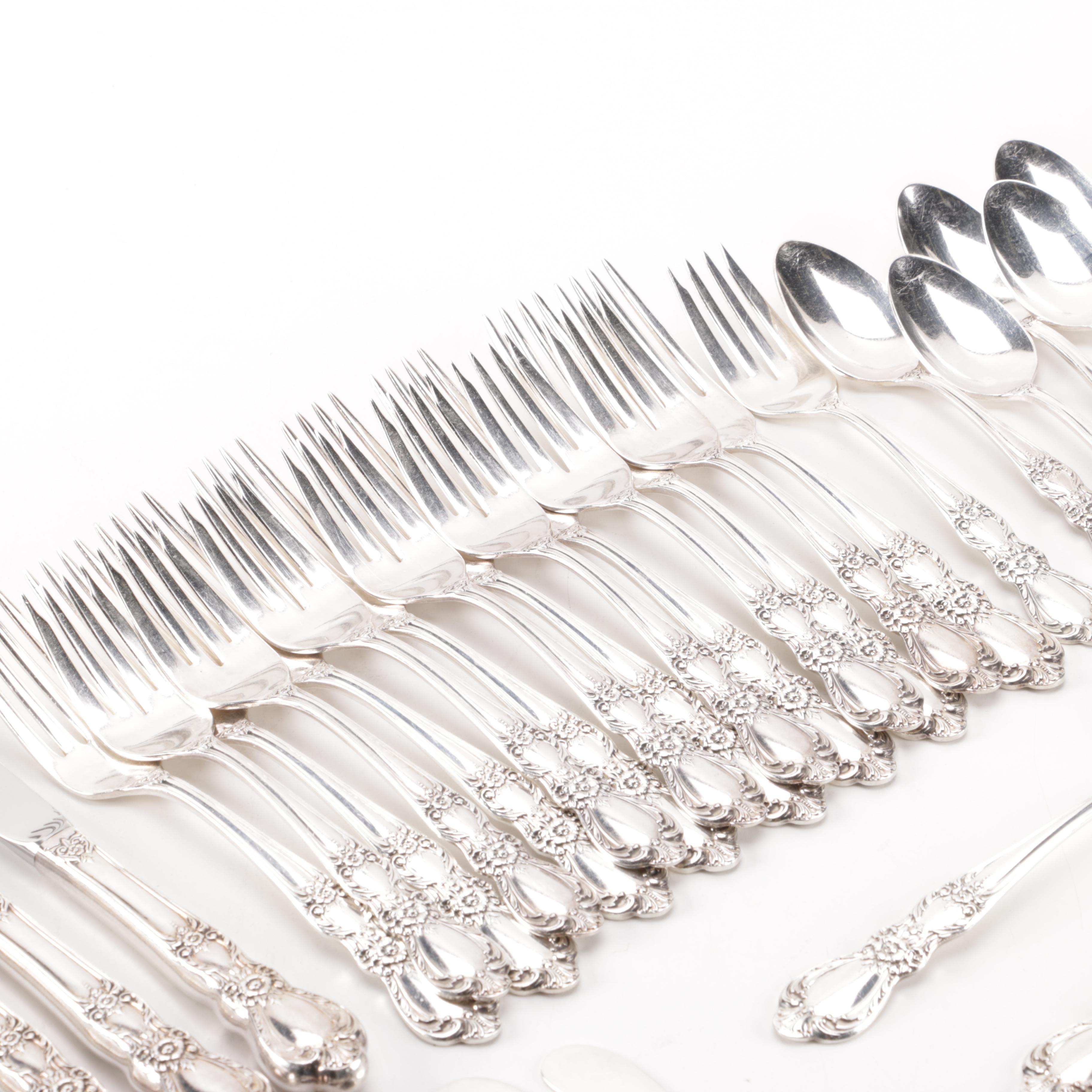 Rogers Bros. "Heritage" Silver Plate Flatware Set