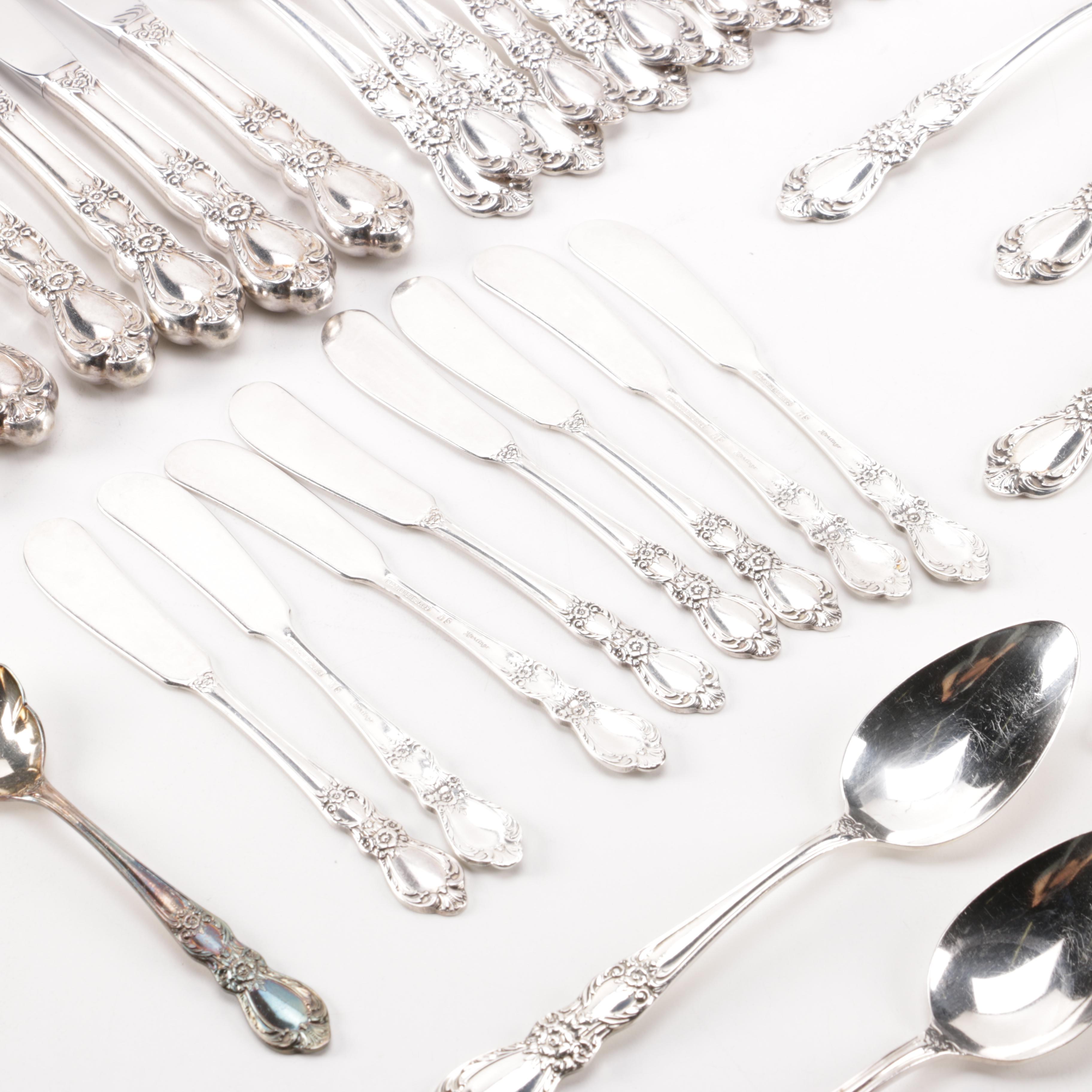 Rogers Bros. "Heritage" Silver Plate Flatware Set