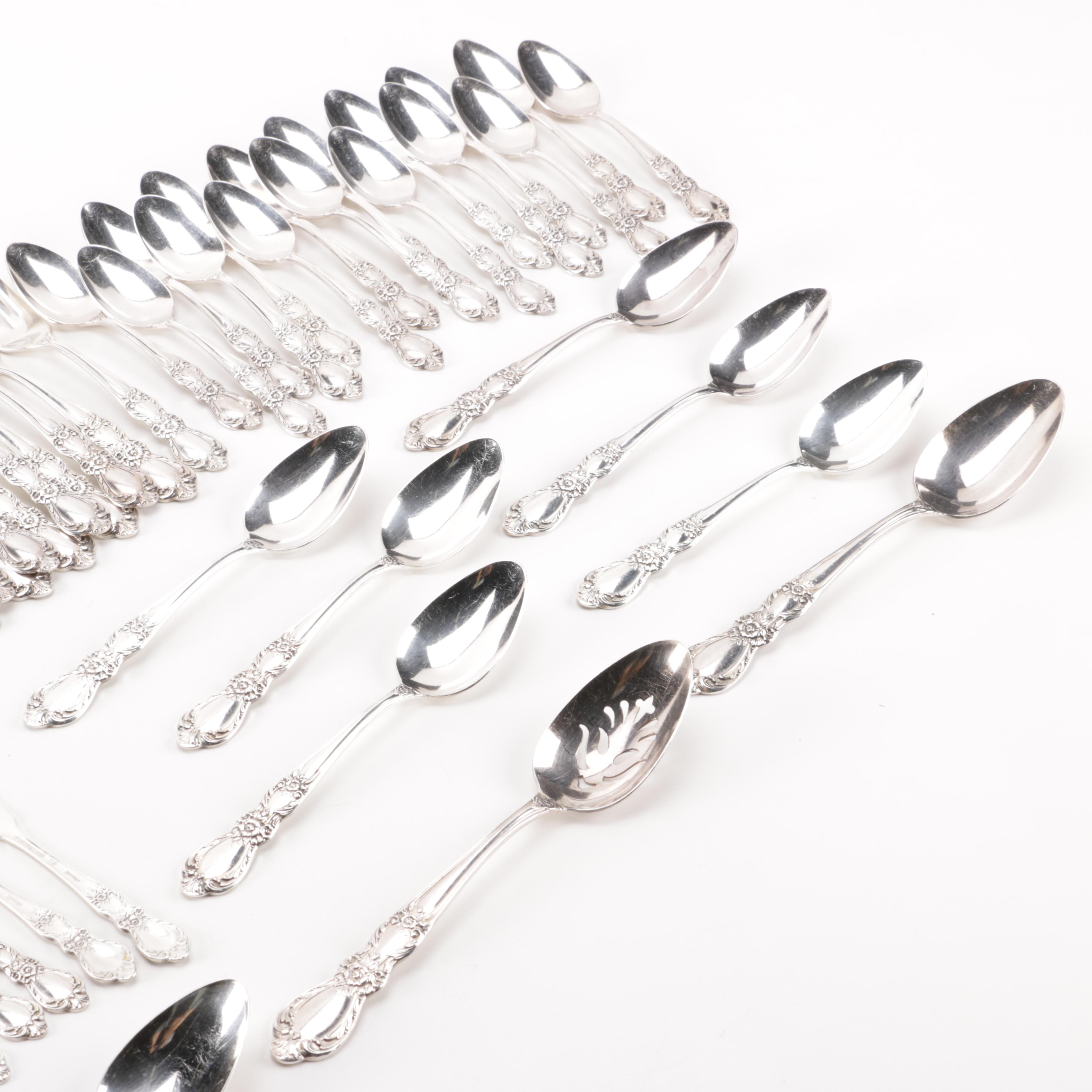 Rogers Bros. "Heritage" Silver Plate Flatware Set