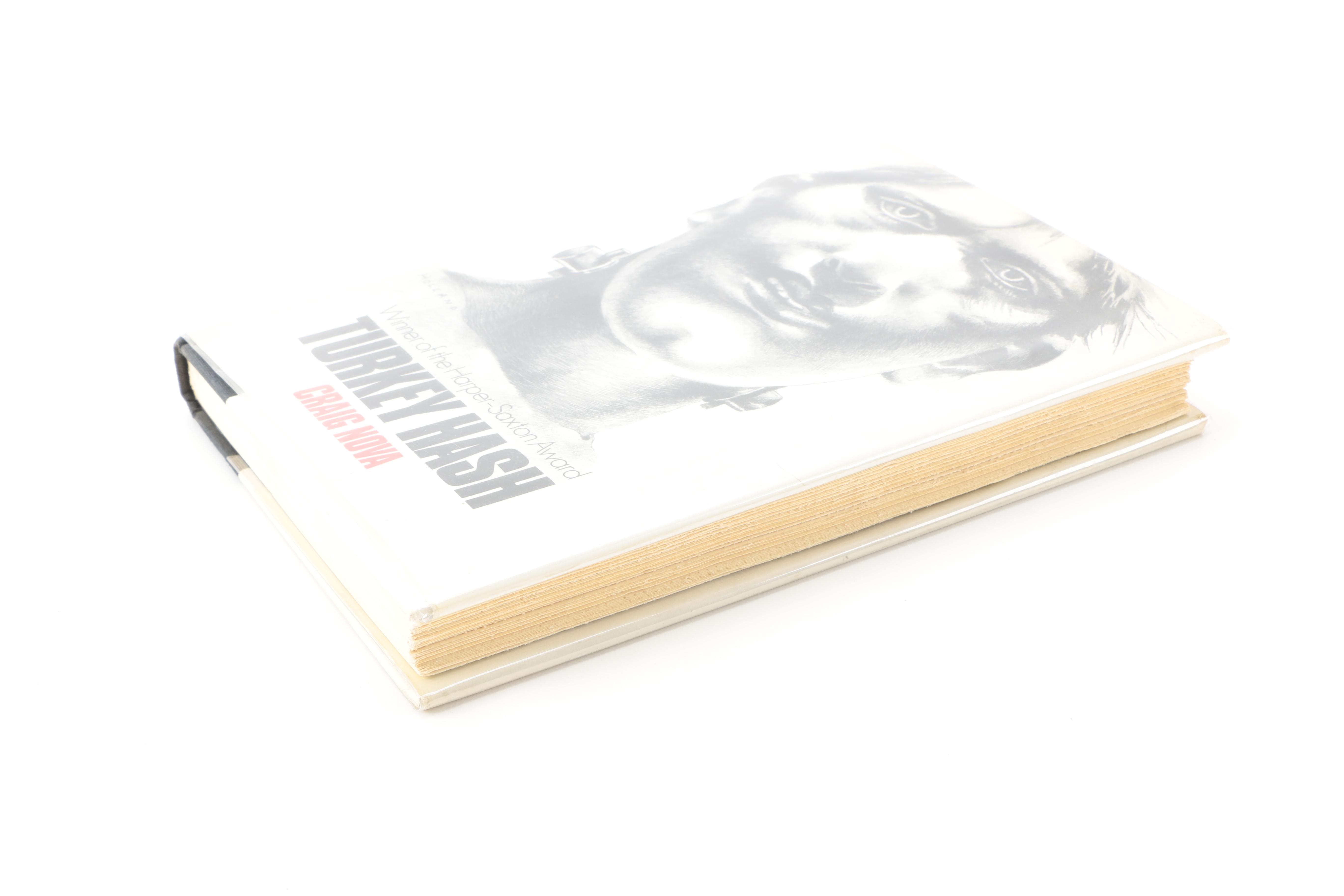 1972 Signed First Edition "Turkey Hash" by Craig Nova