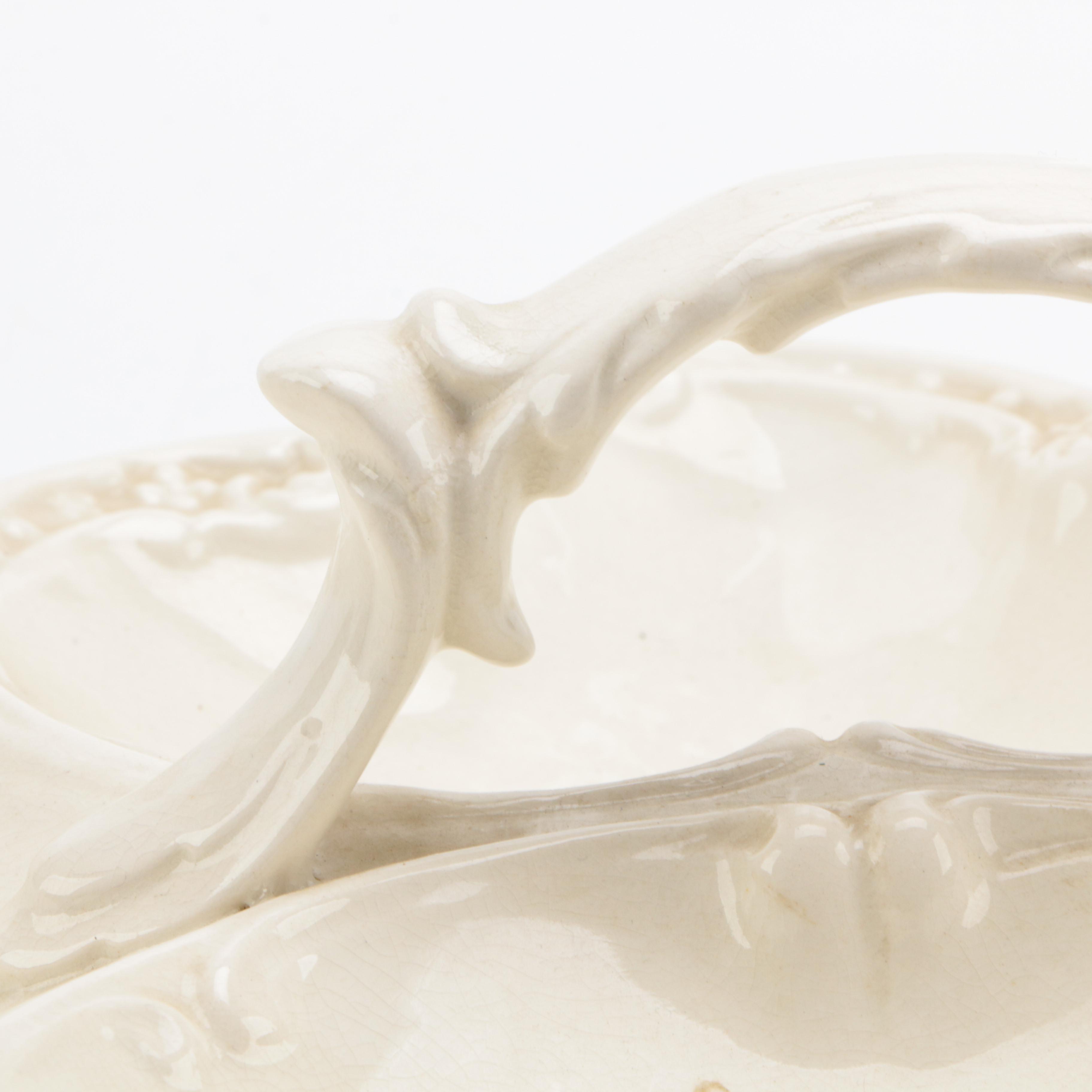 William Adams & Sons Ironstone Divided Serving Tray