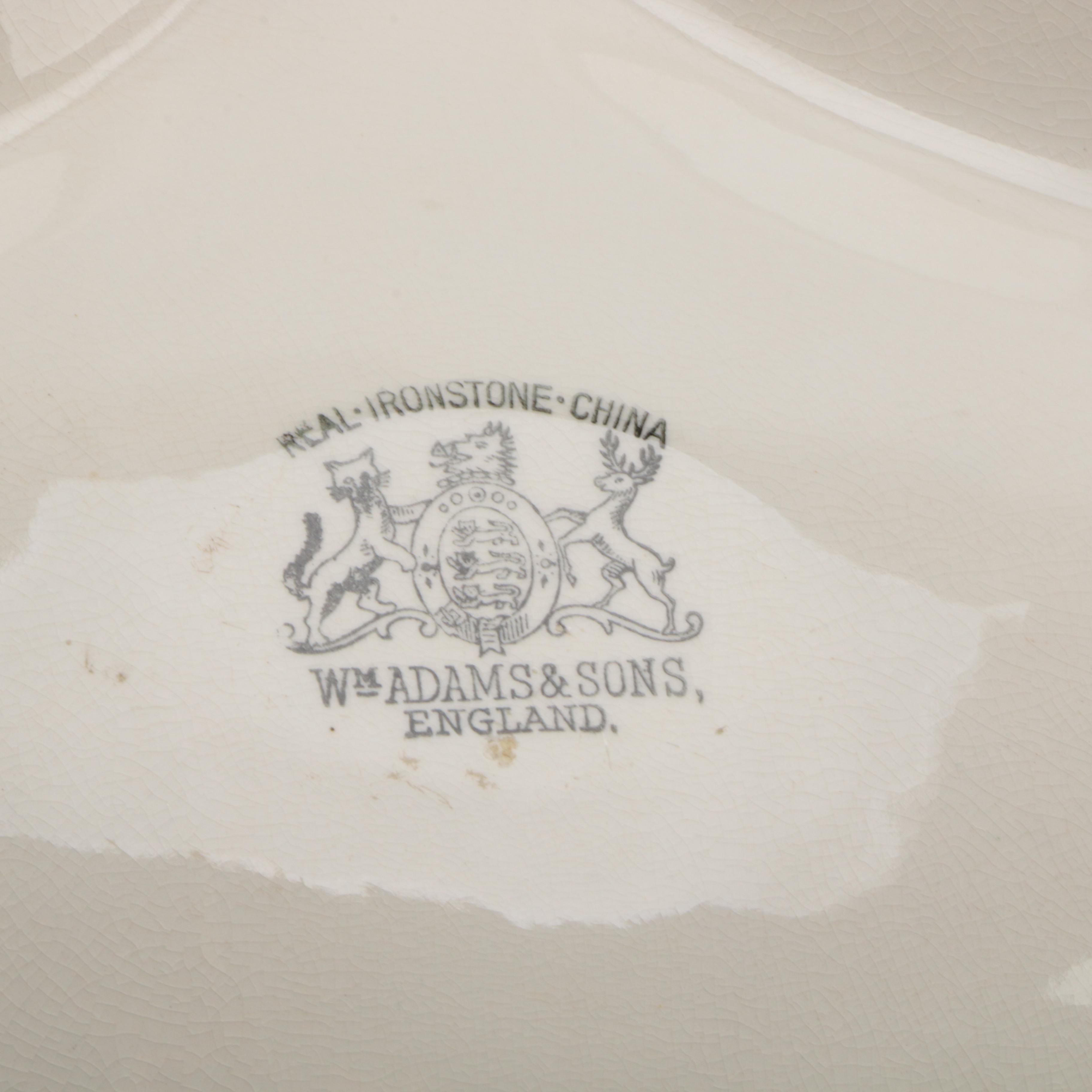 William Adams & Sons Ironstone Divided Serving Tray