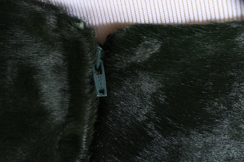 Women's Prada Calf Hair Panel Skirt