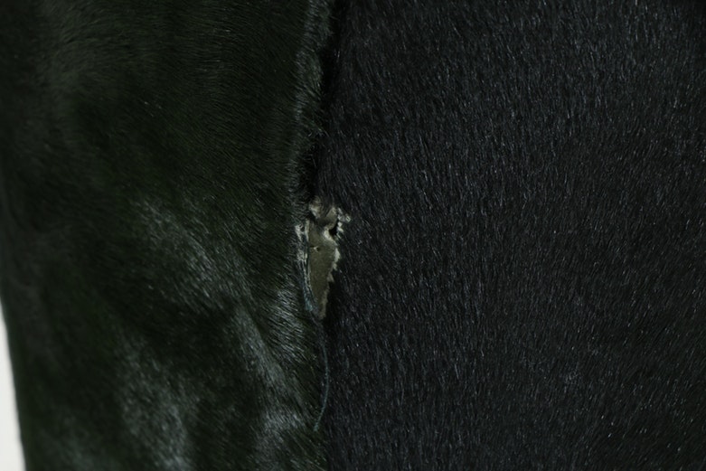 Women's Prada Calf Hair Panel Skirt