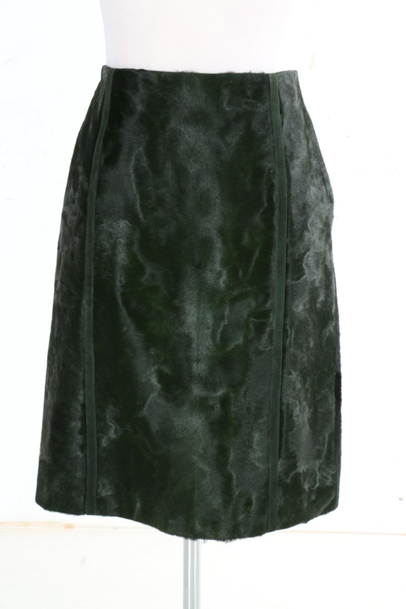 Women's Prada Calf Hair Panel Skirt