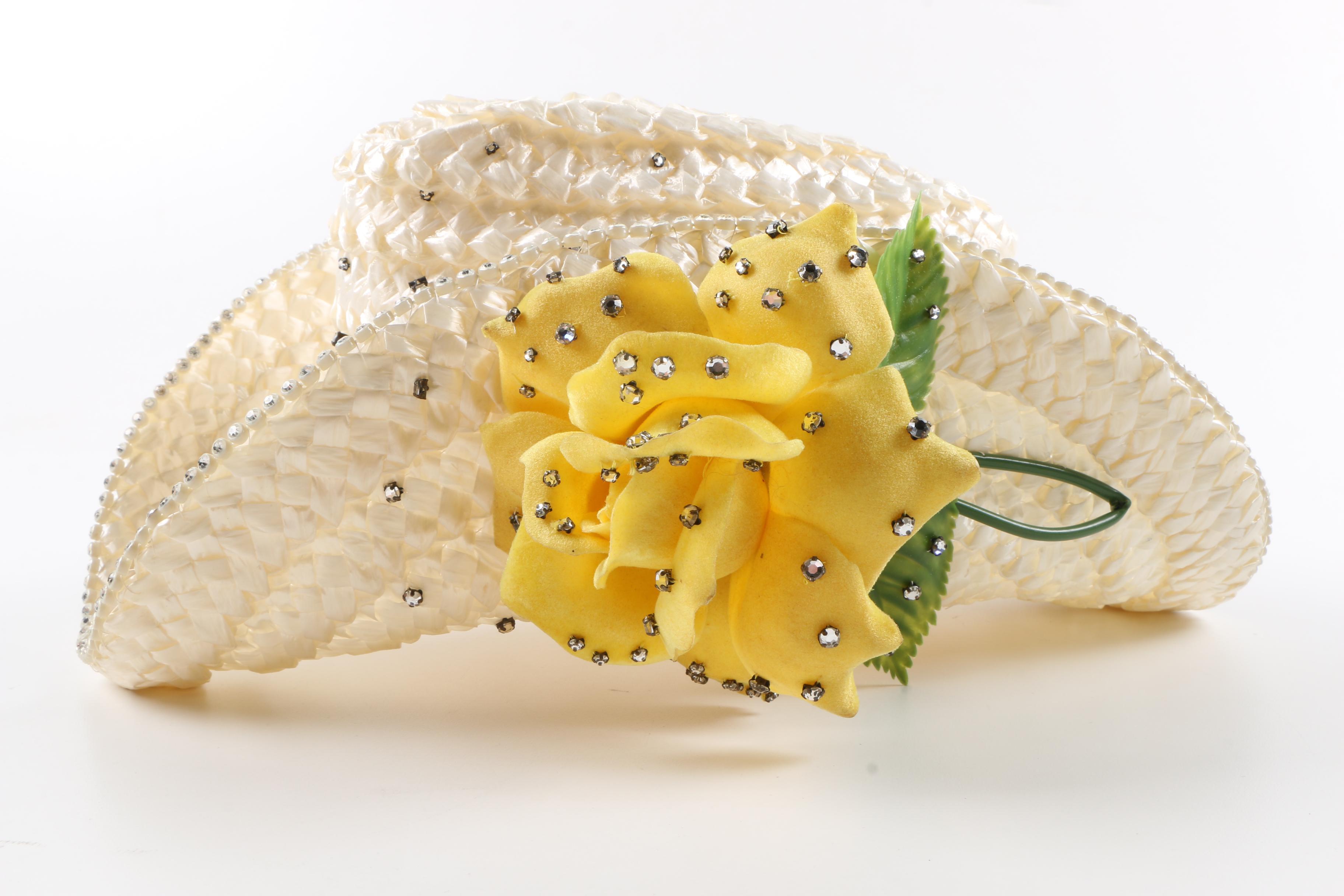 Western Hats Including a Beaver Felt Cowboy Hat