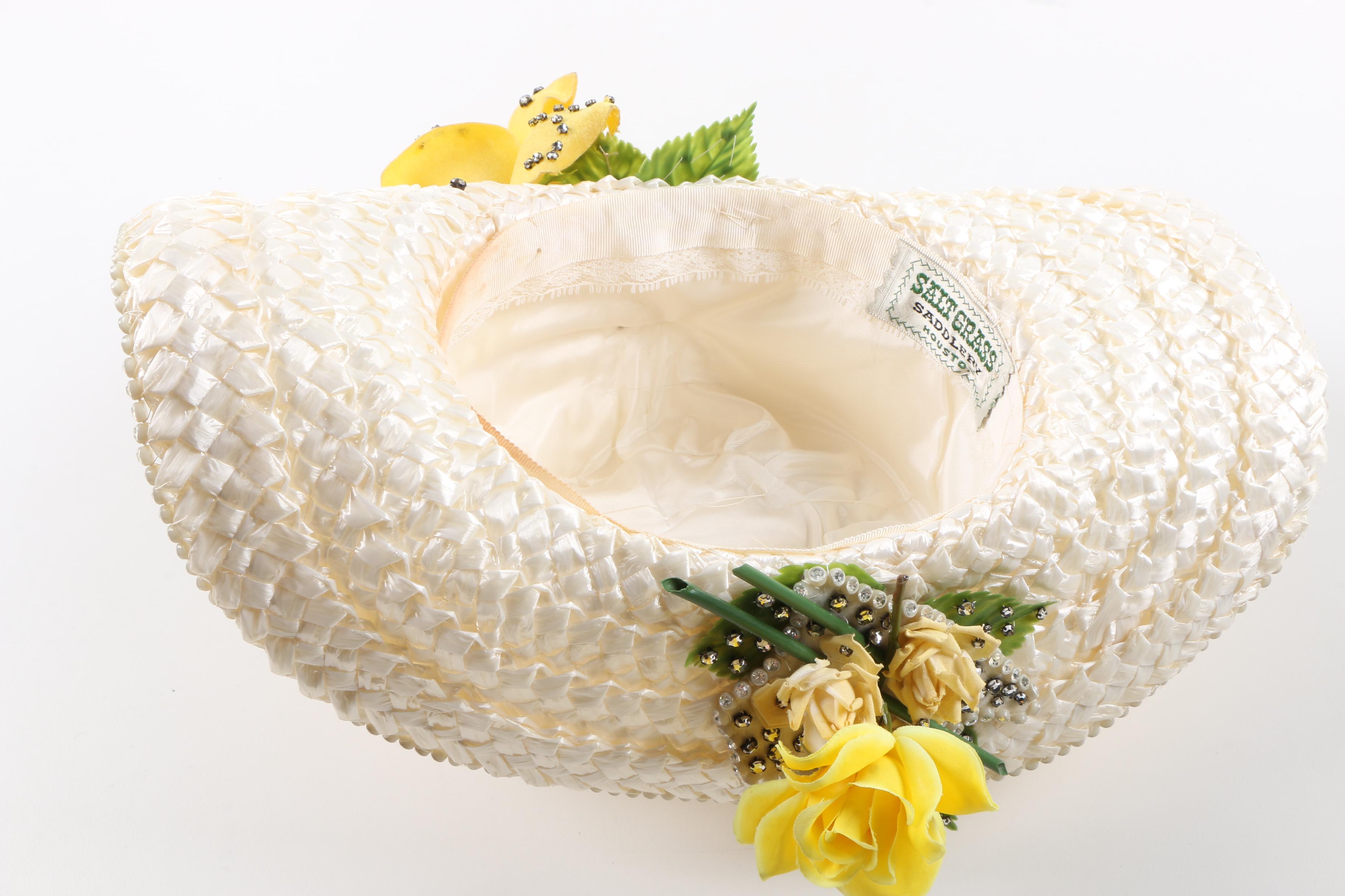 Western Hats Including a Beaver Felt Cowboy Hat