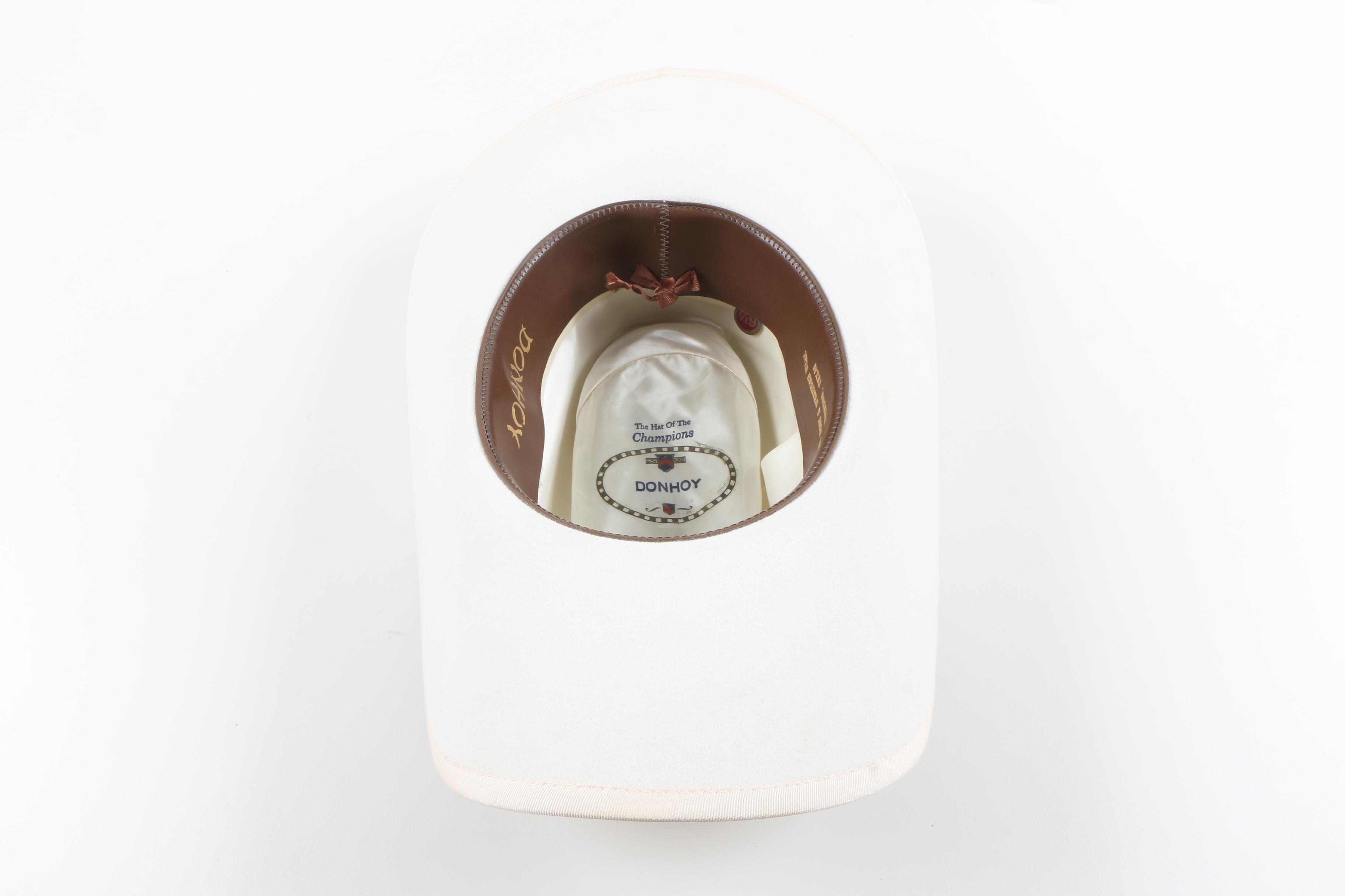 Western Hats Including a Beaver Felt Cowboy Hat