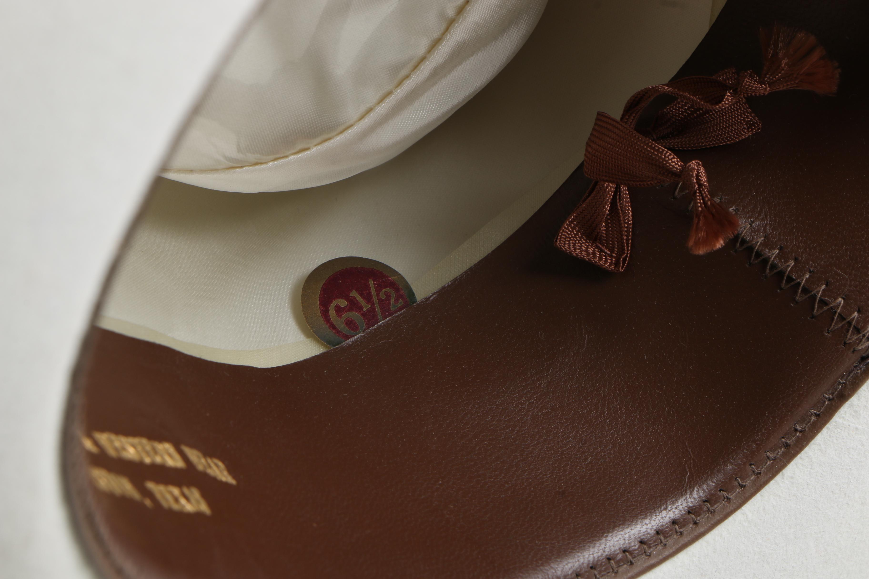 Western Hats Including a Beaver Felt Cowboy Hat