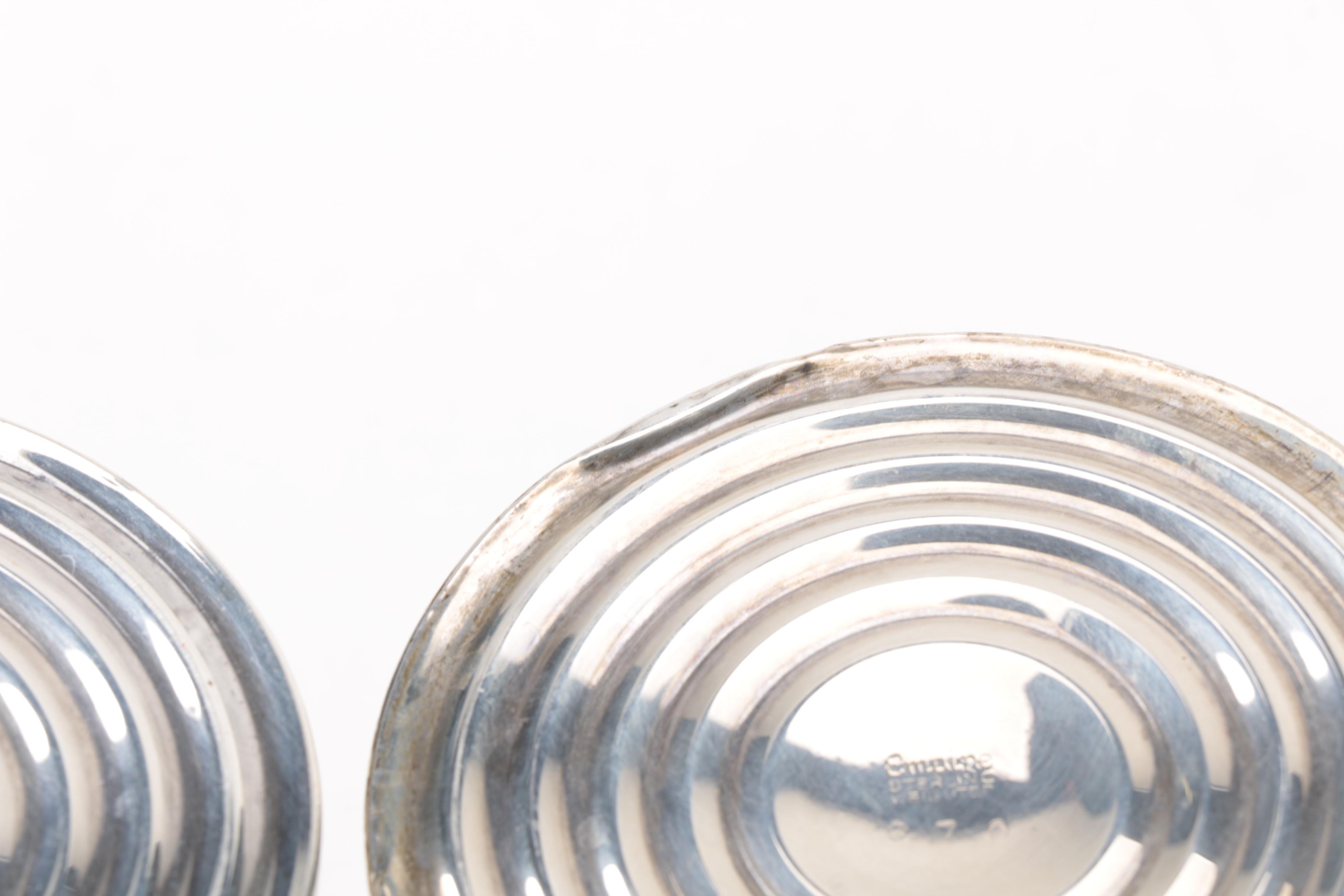 Frank Whiting and Crown Weighted Sterling Candle Holders and Compotes