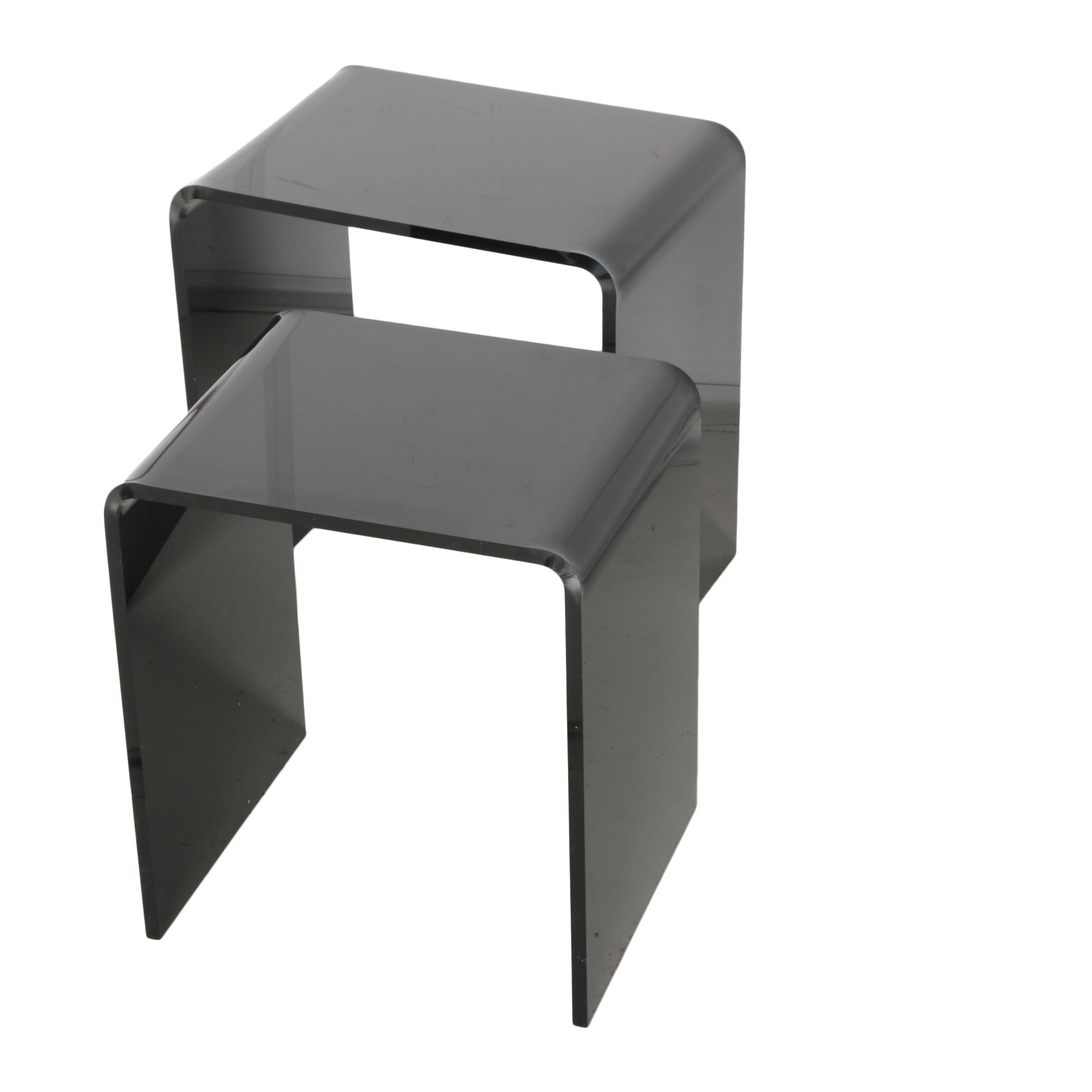Modern Style Acrylic Nesting Tables
