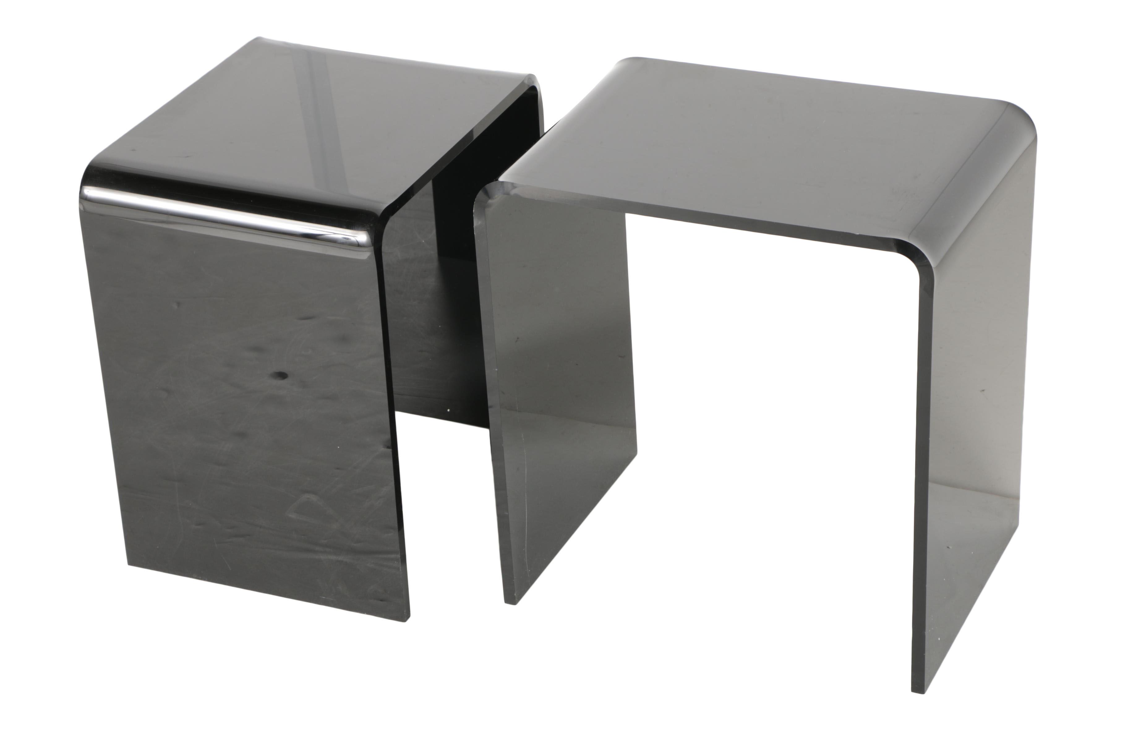 Modern Style Acrylic Nesting Tables