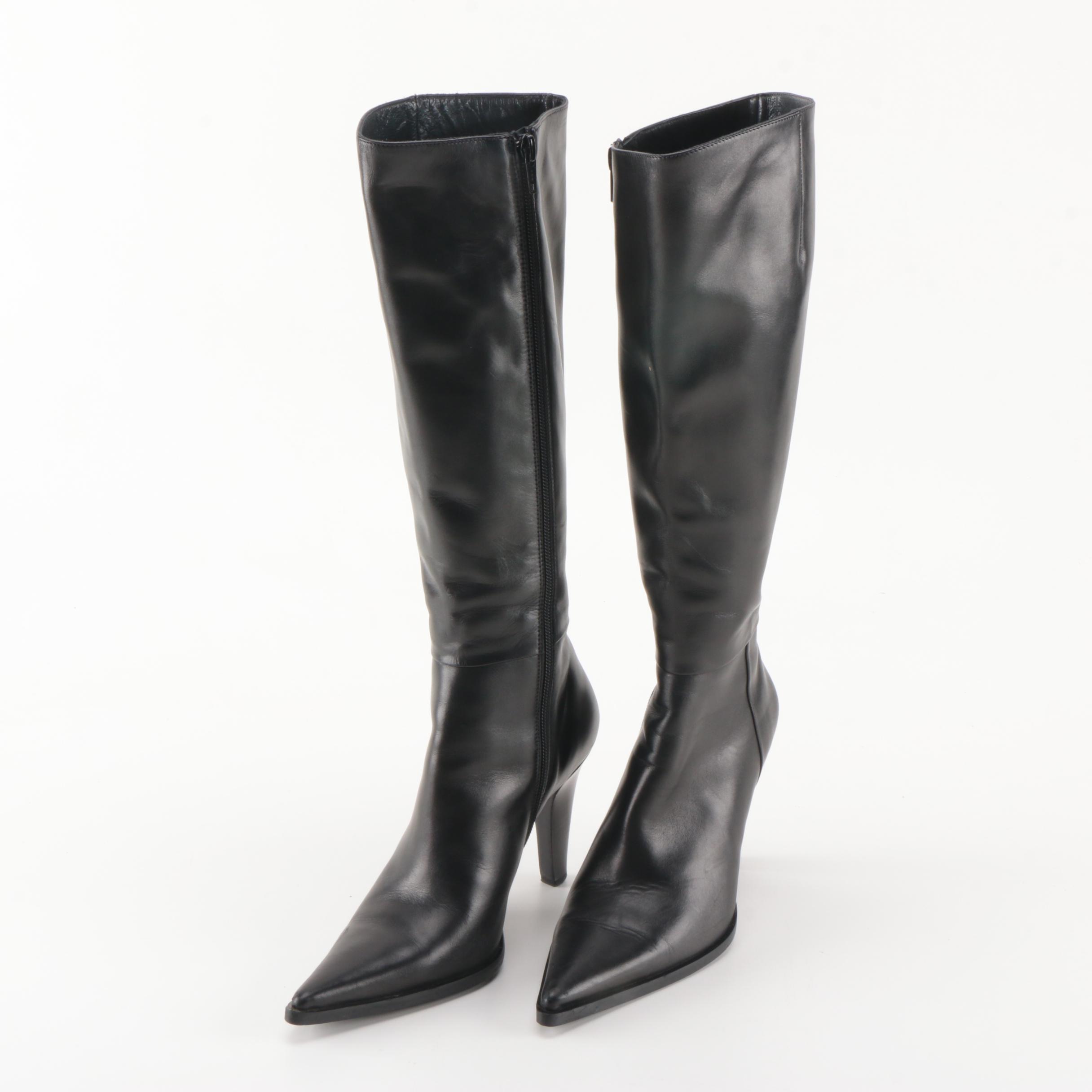 Donald Pliner and Faconnable High Heel Boots