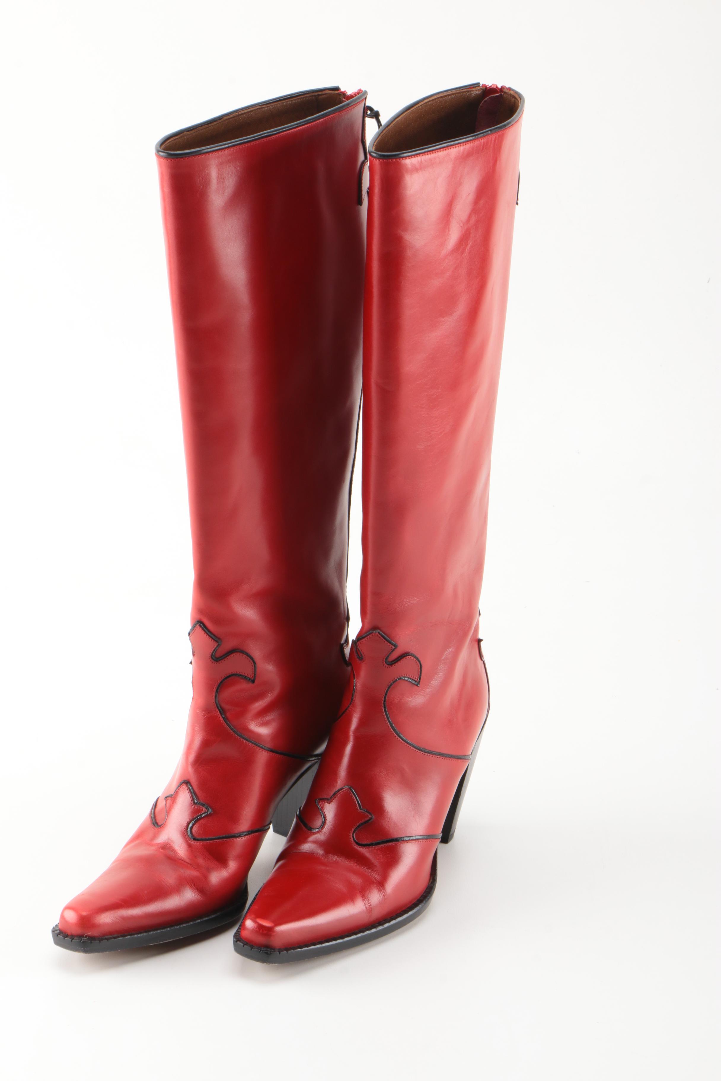 Donald Pliner and Faconnable High Heel Boots