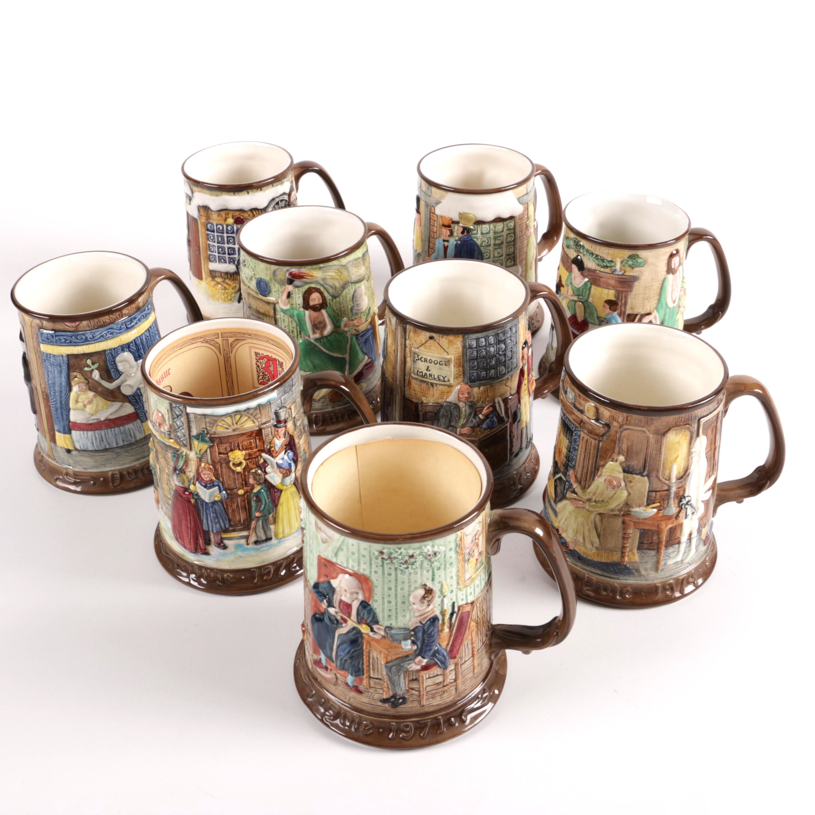 Royal Doulton Christmas Carol Tankards