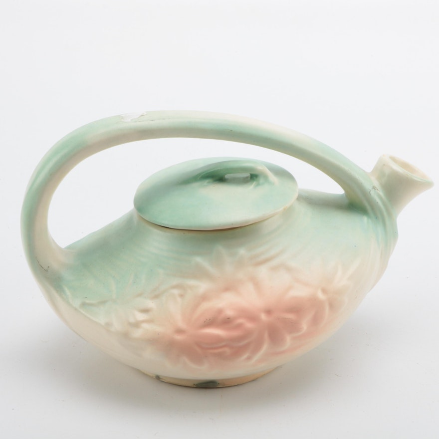 McCoy "Daisy" Art Pottery Teapot Circa 1940s