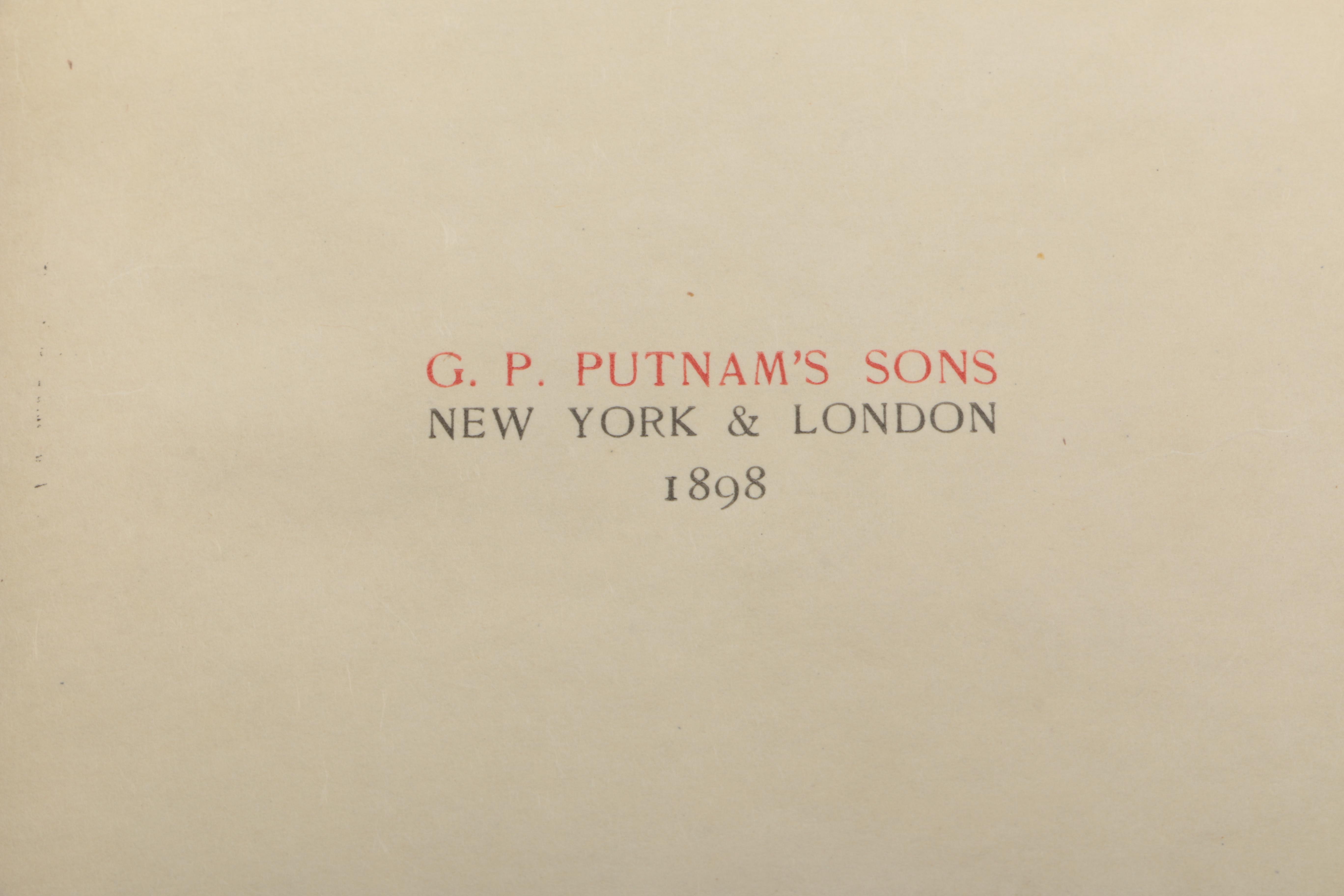 1898 "Jane Eyre: An Autobiography" by Charlotte Brontë