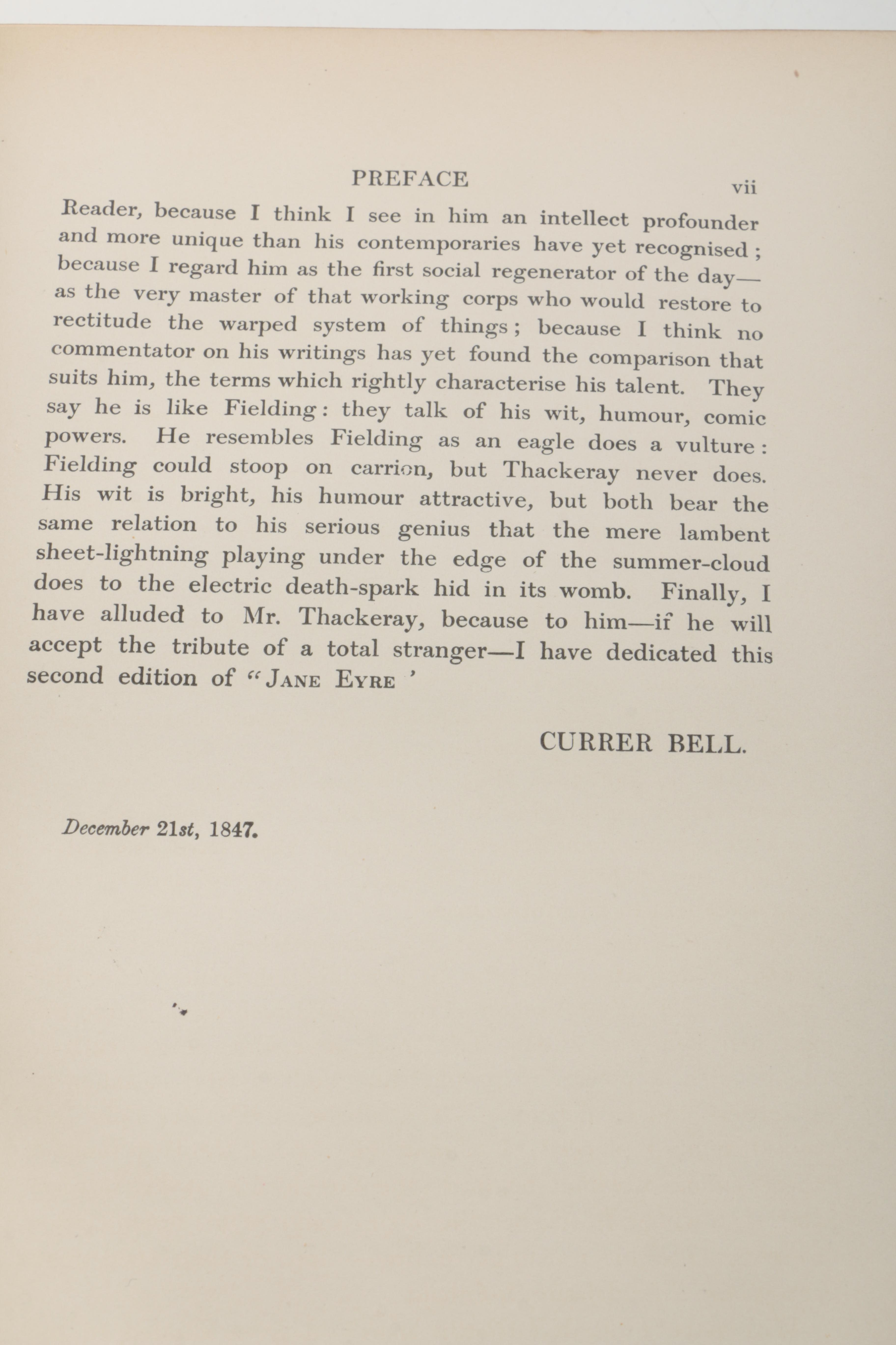 1898 "Jane Eyre: An Autobiography" by Charlotte Brontë