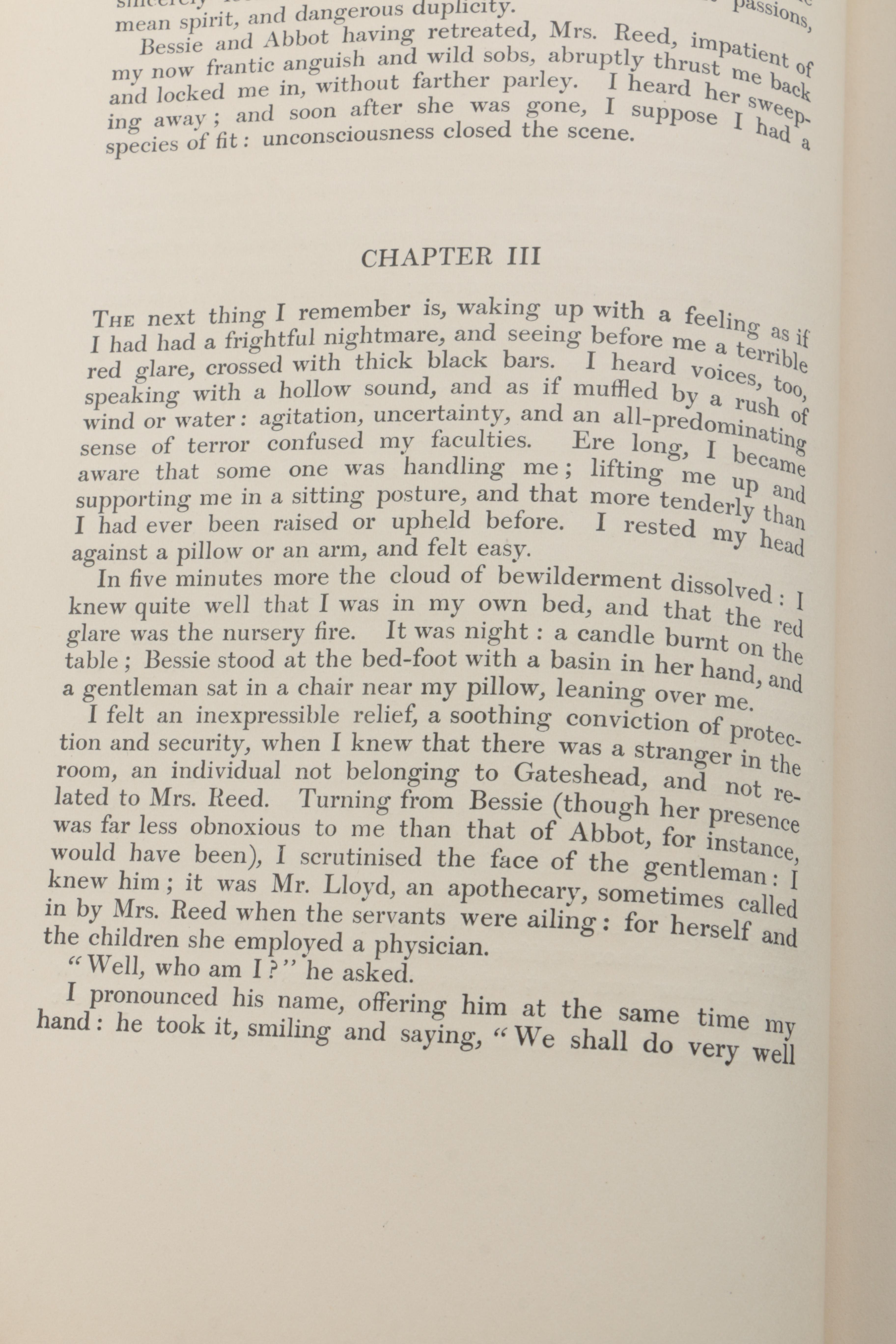 1898 "Jane Eyre: An Autobiography" by Charlotte Brontë