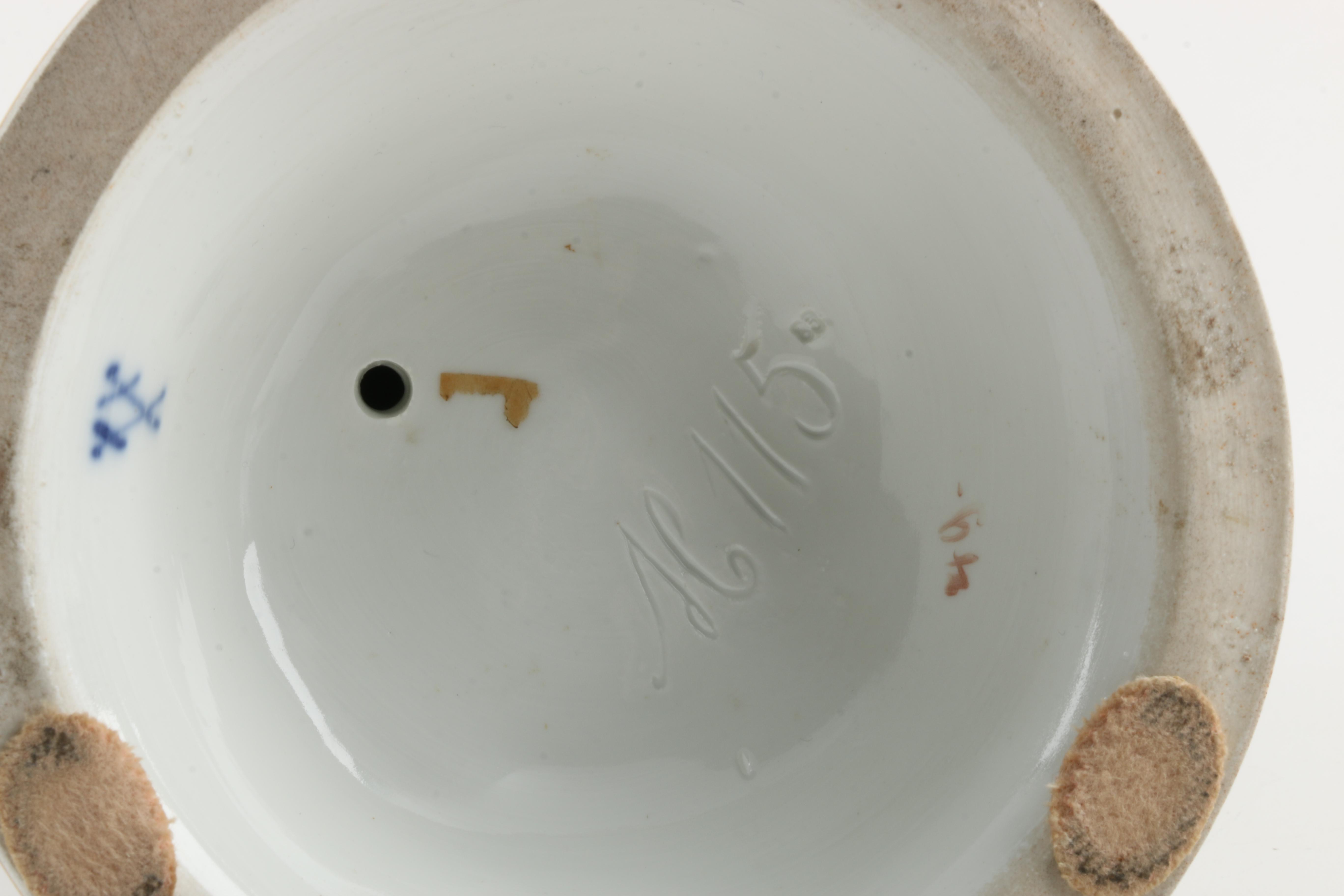 Late 19th-Century Meissen Porcelain Cupid Figurine