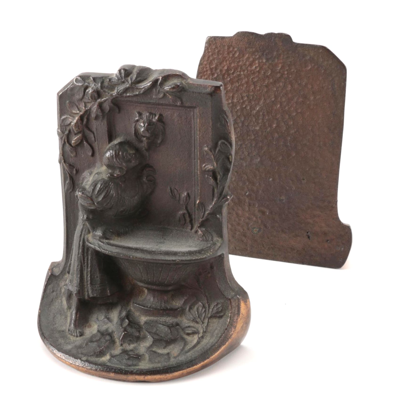 Bronze Bookends