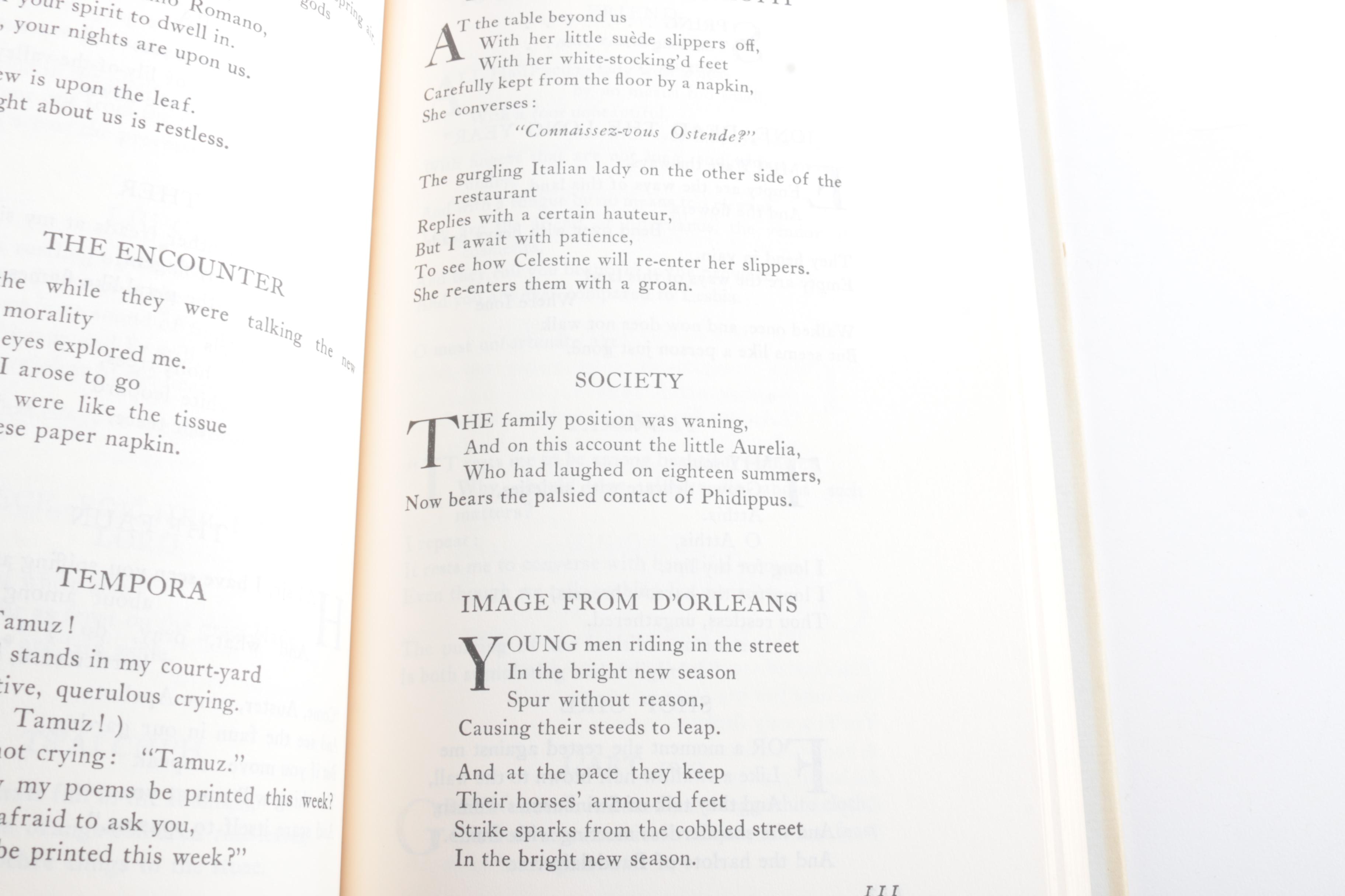 1926 "Personae" by Ezra Pound