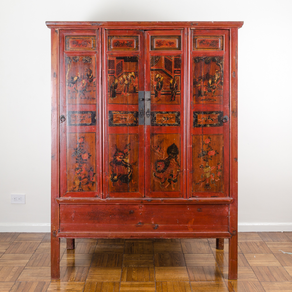 Vintage Chinese Wedding Cabinet