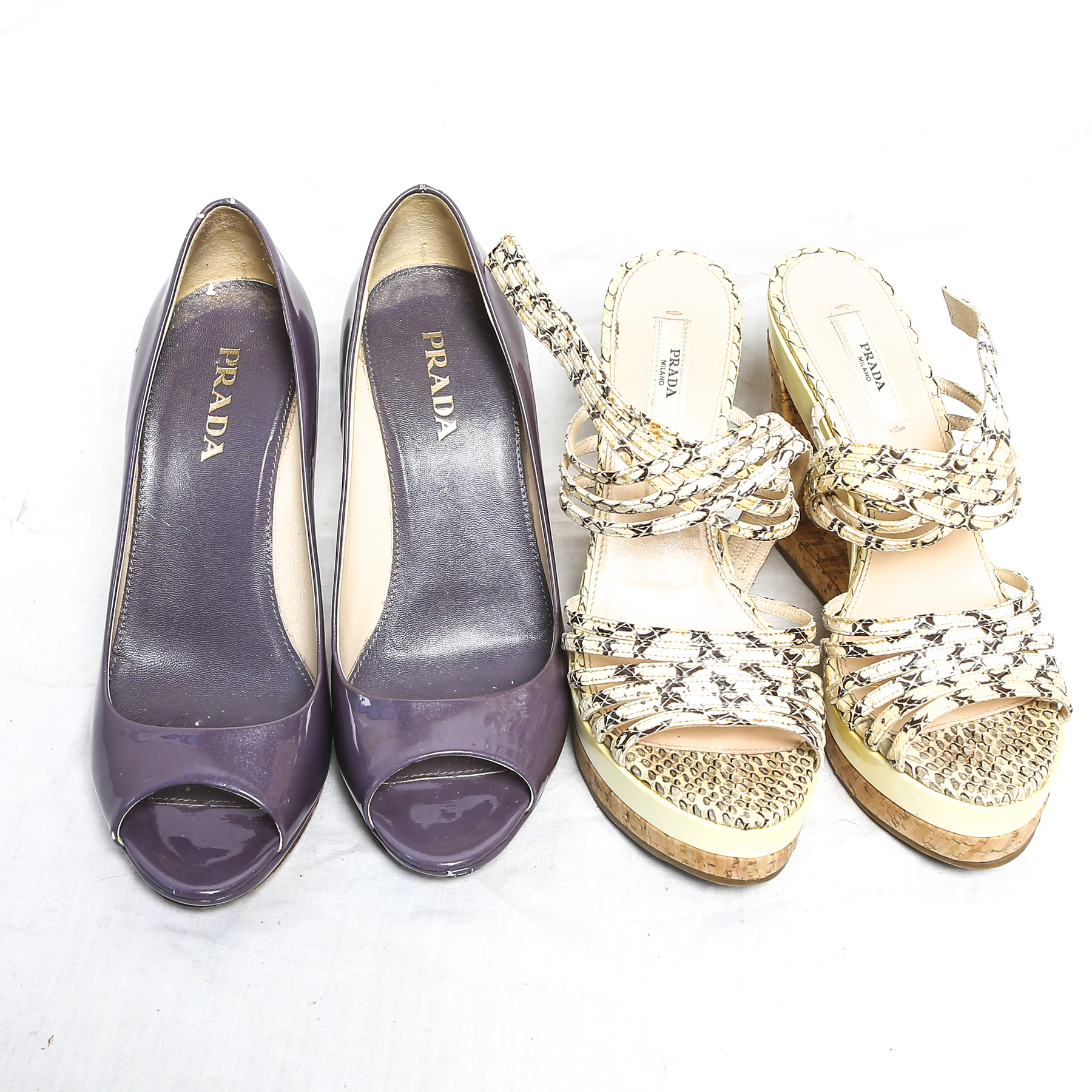 Prada Peep Toe Heels and Sandals