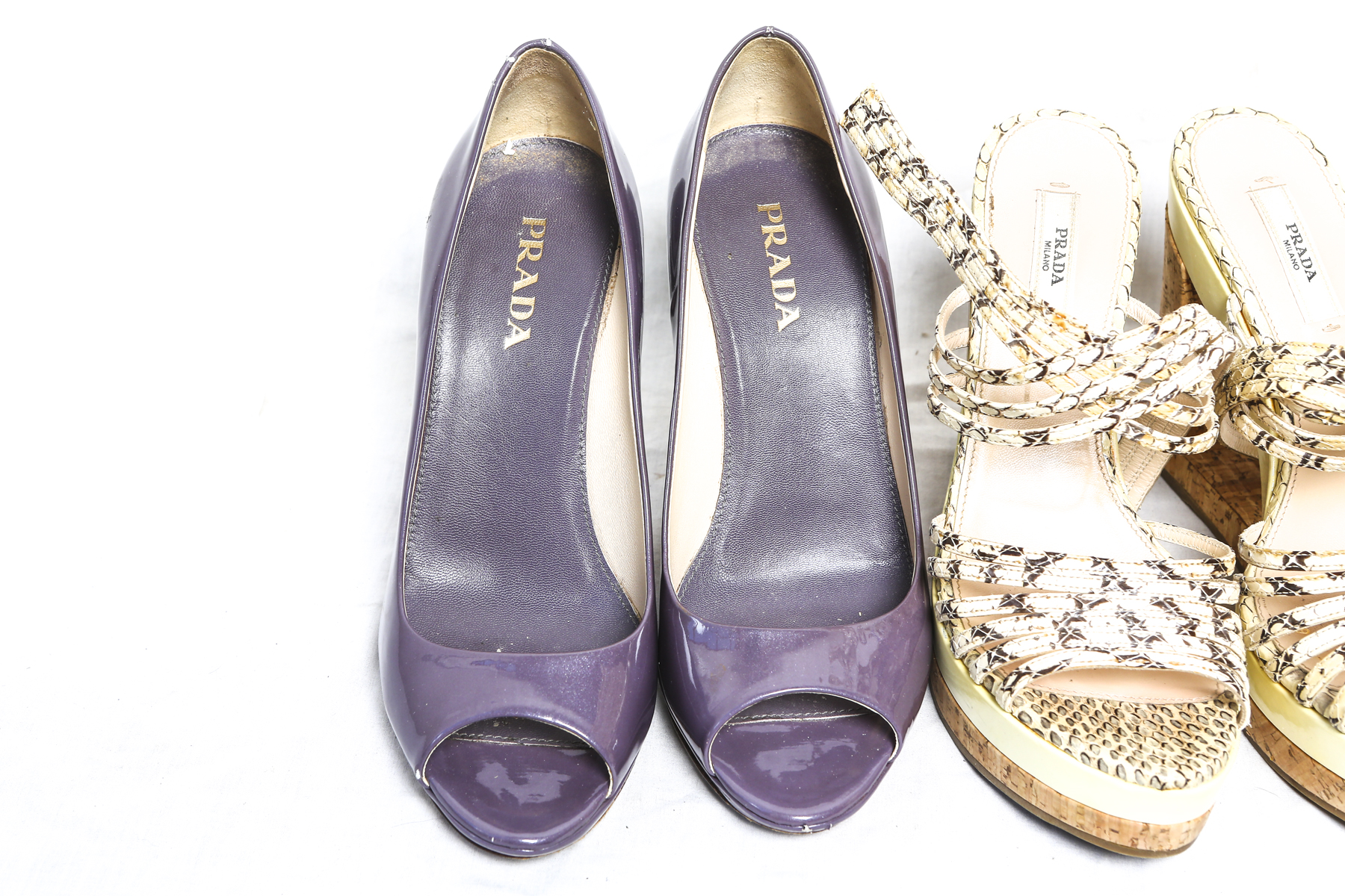 Prada Peep Toe Heels and Sandals