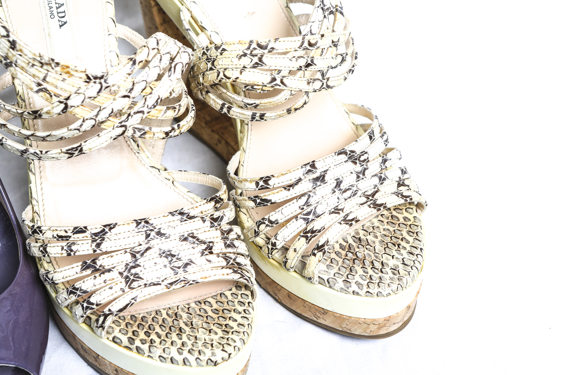 Prada Peep Toe Heels and Sandals