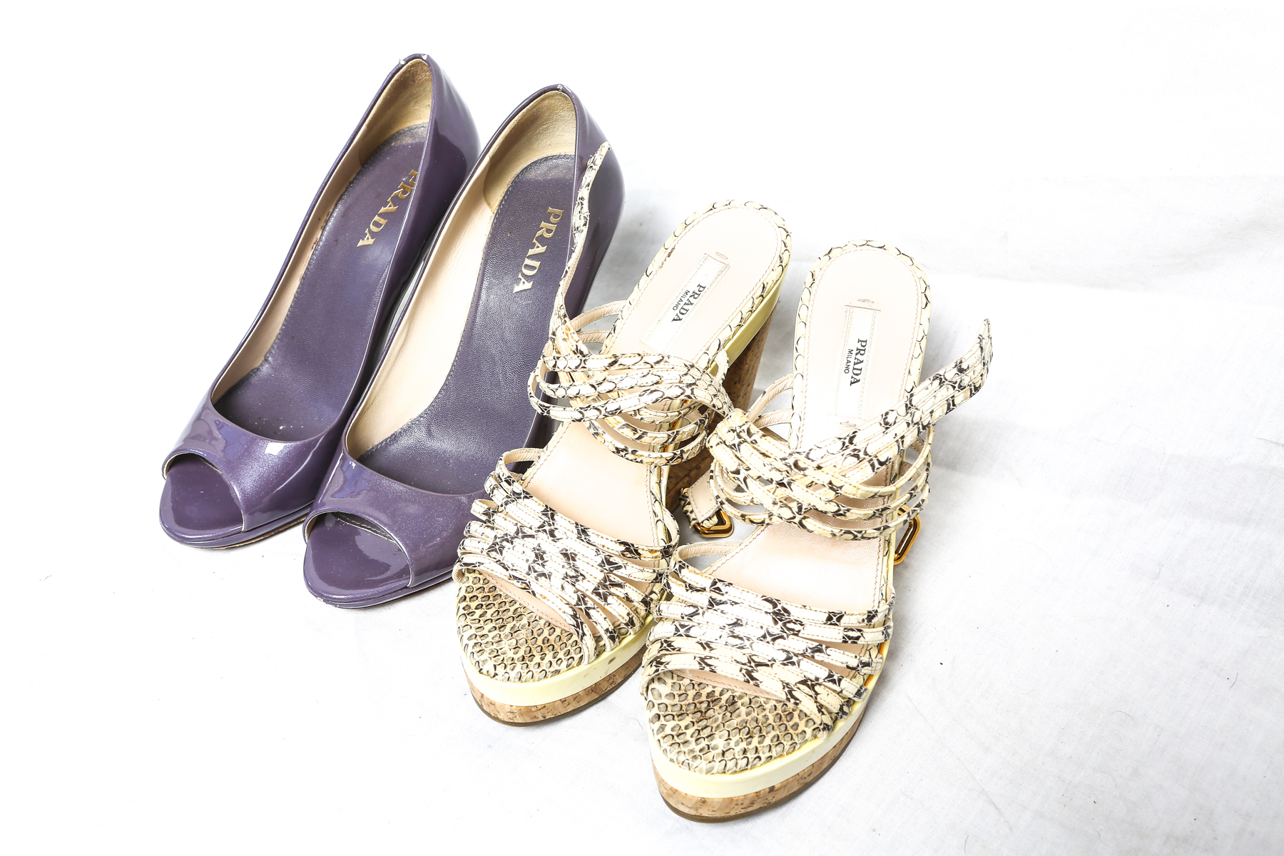 Prada Peep Toe Heels and Sandals