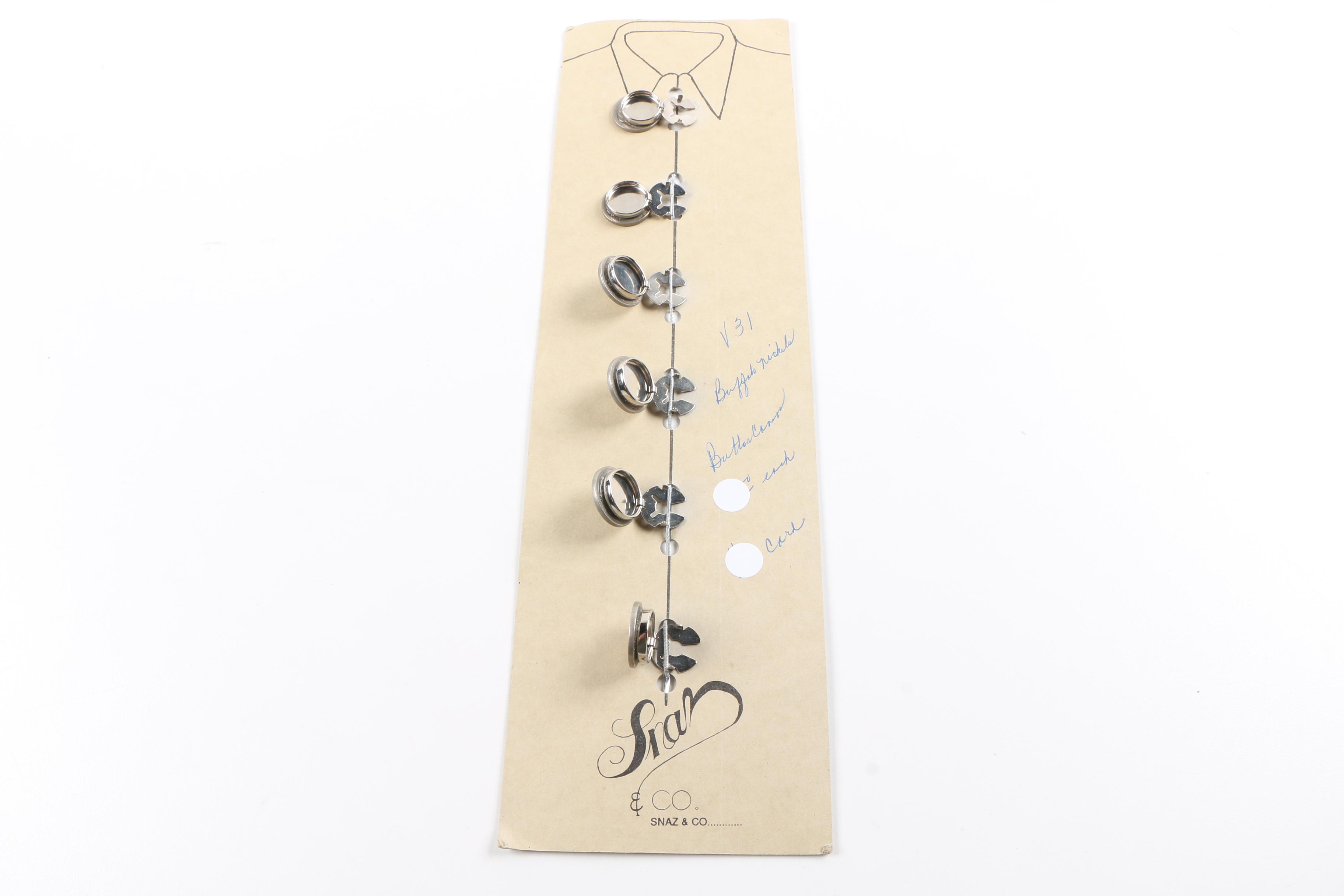 Buffalo Nickle Button Covers by Snaz & Co.