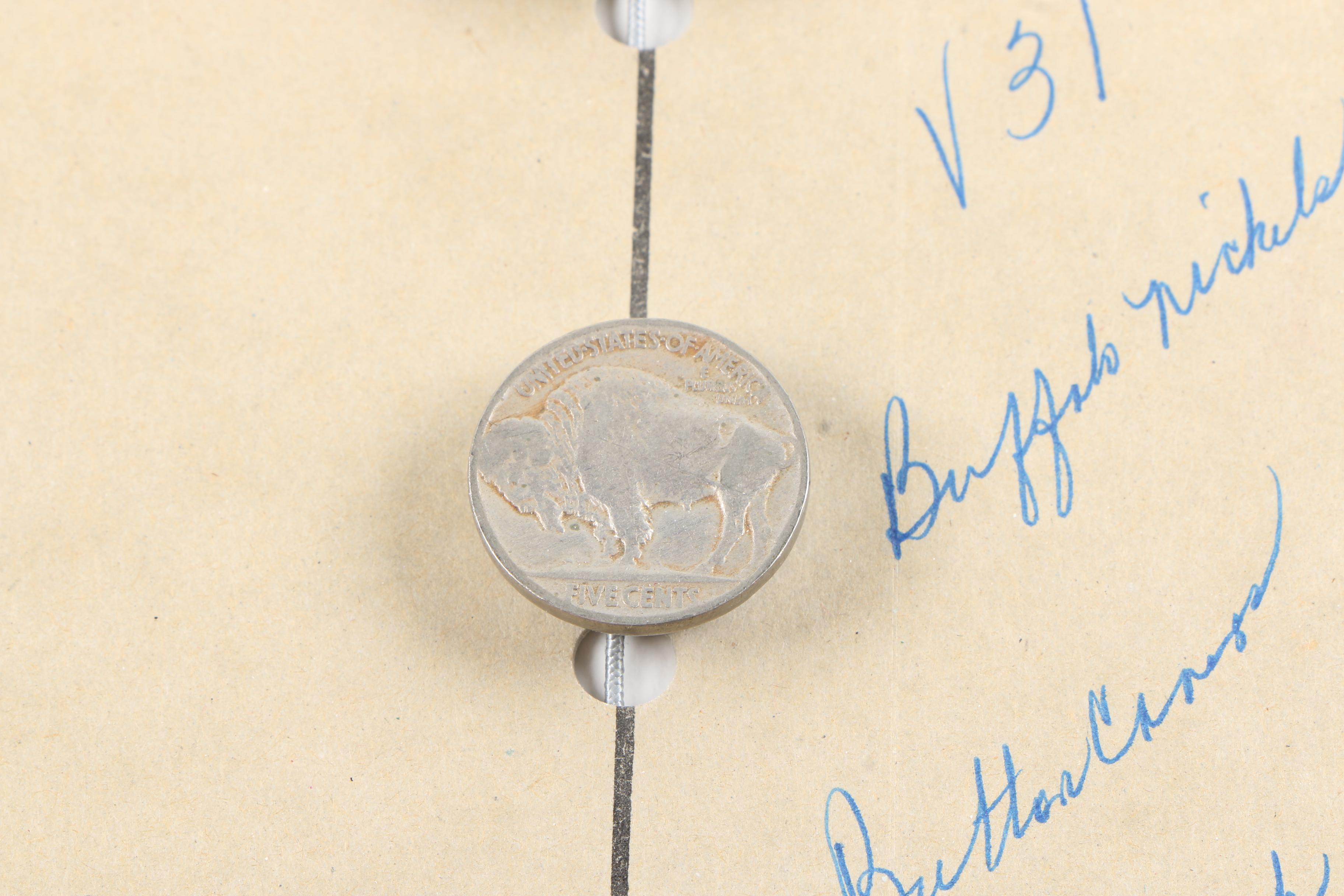 Buffalo Nickle Button Covers by Snaz & Co.