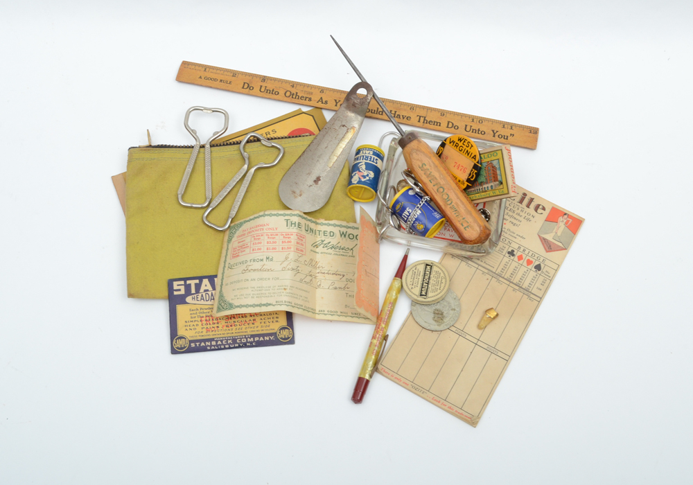 Collection of Vintage Advertising Including Coupons, Branded Giveaways
