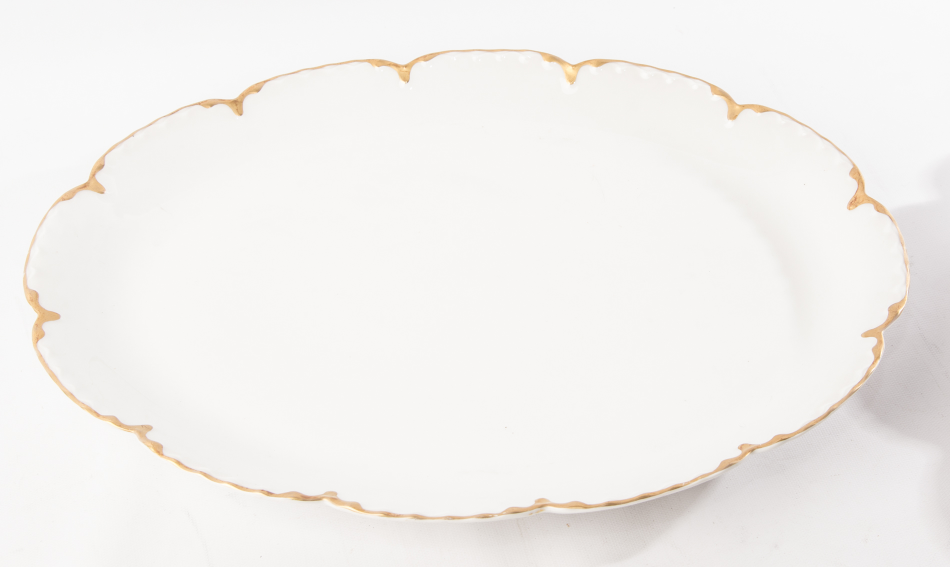 Haviland and Co. France Limoges Gold Trim "Ranson" Serving Pieces