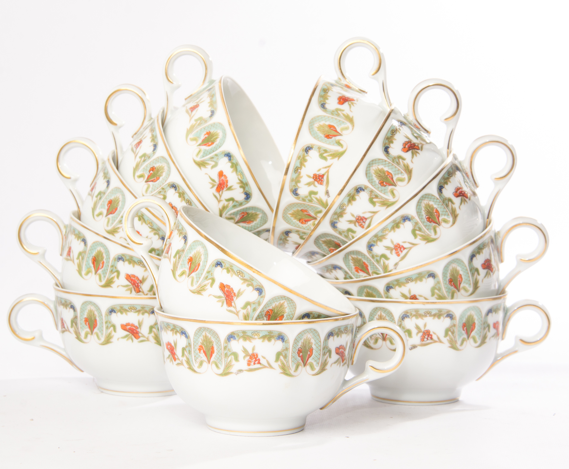 Mozart "Chantoung" Chas Field Haviland Limoges Place Settings for Twelve