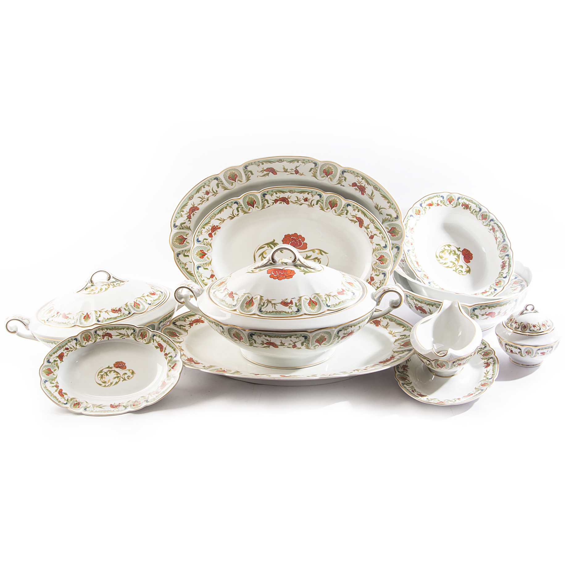 Mozart "Chantoung" Chas Field Haviland Limoges Serving Pieces