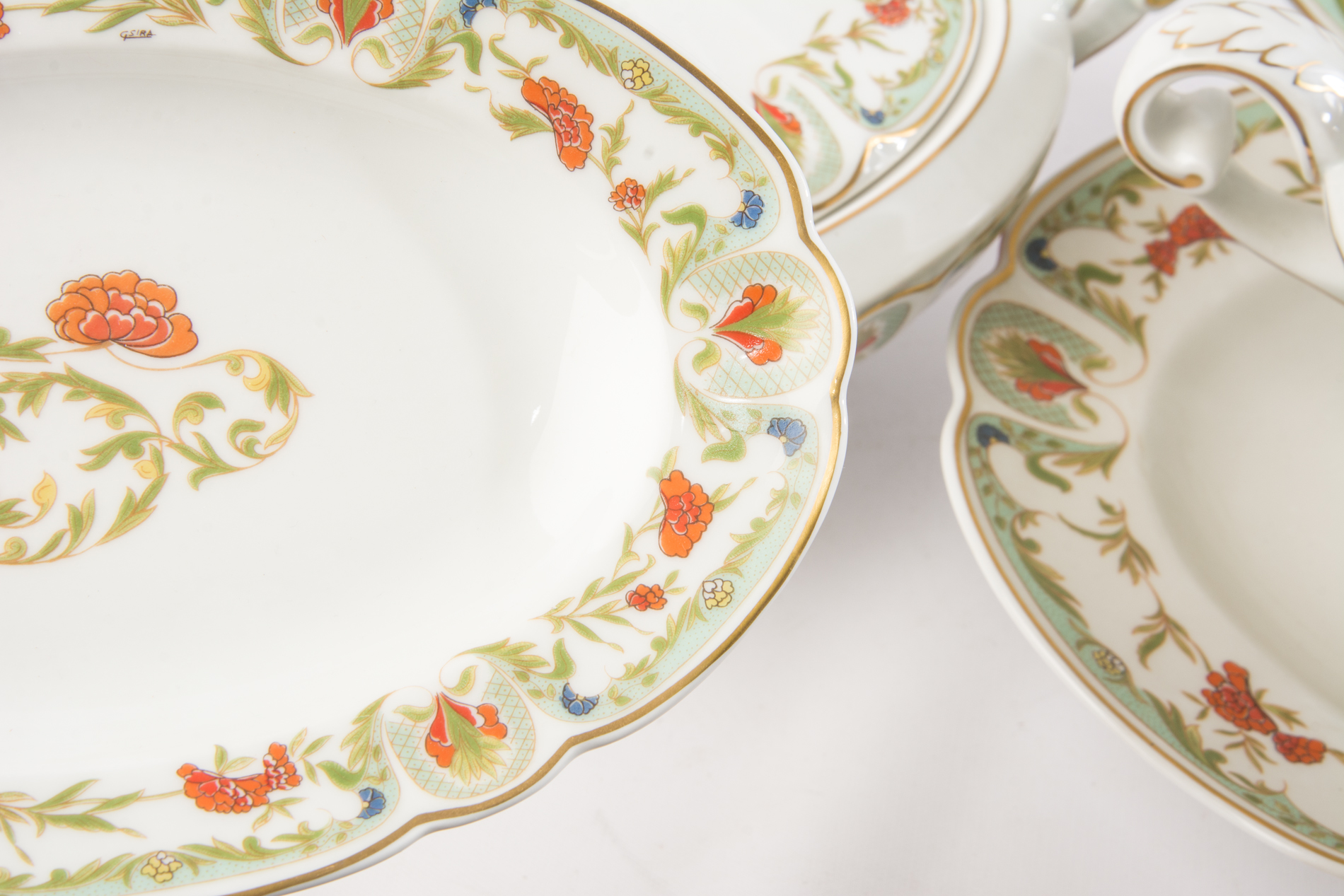 Mozart "Chantoung" Chas Field Haviland Limoges Serving Pieces
